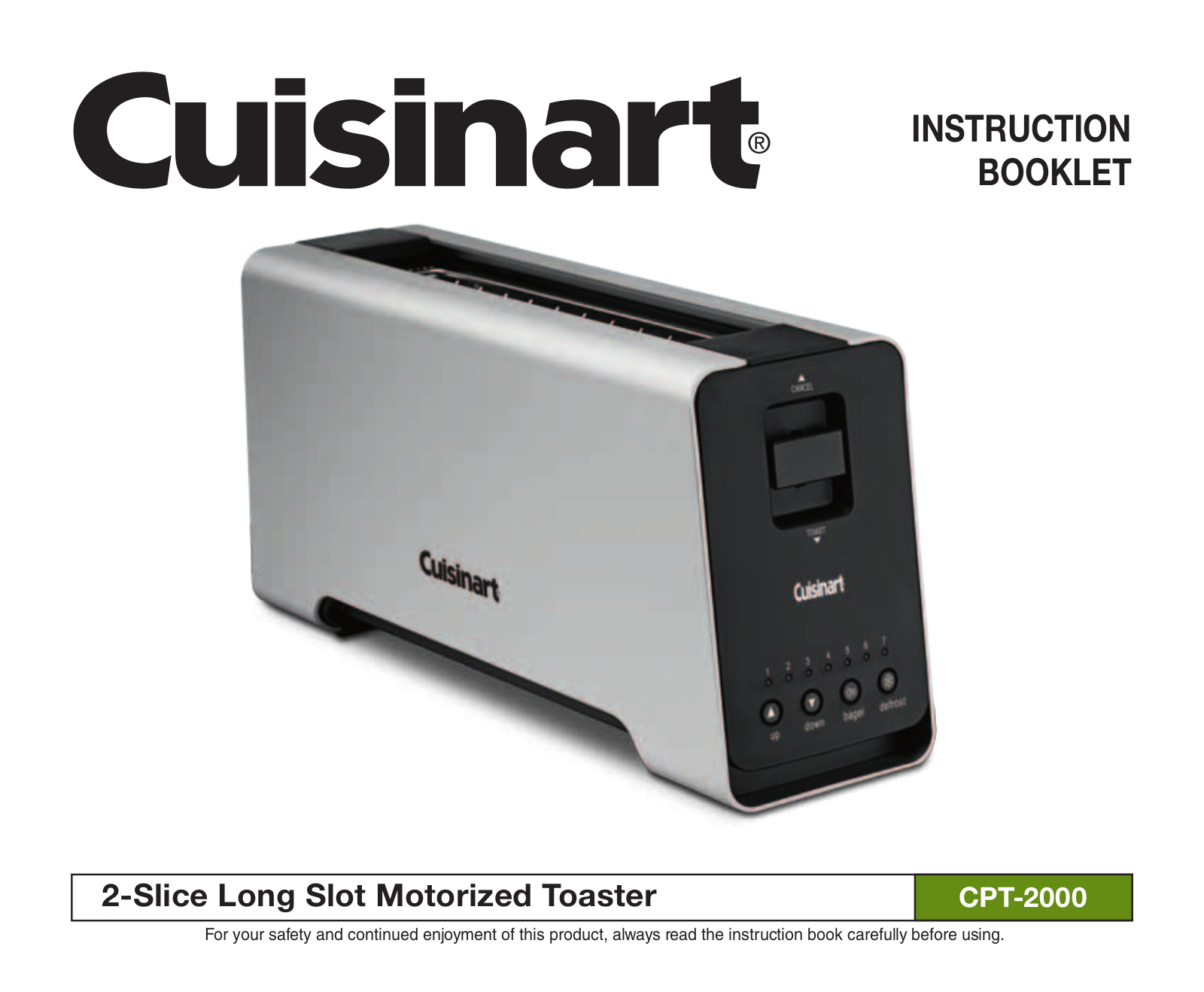 Cuisinart CPT-2000 User Manual 2