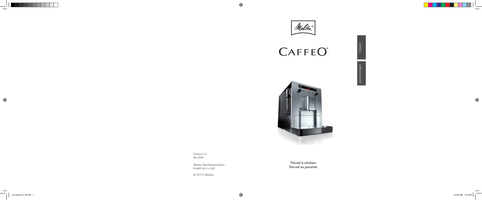 Melitta Caffeo lounge User Manual