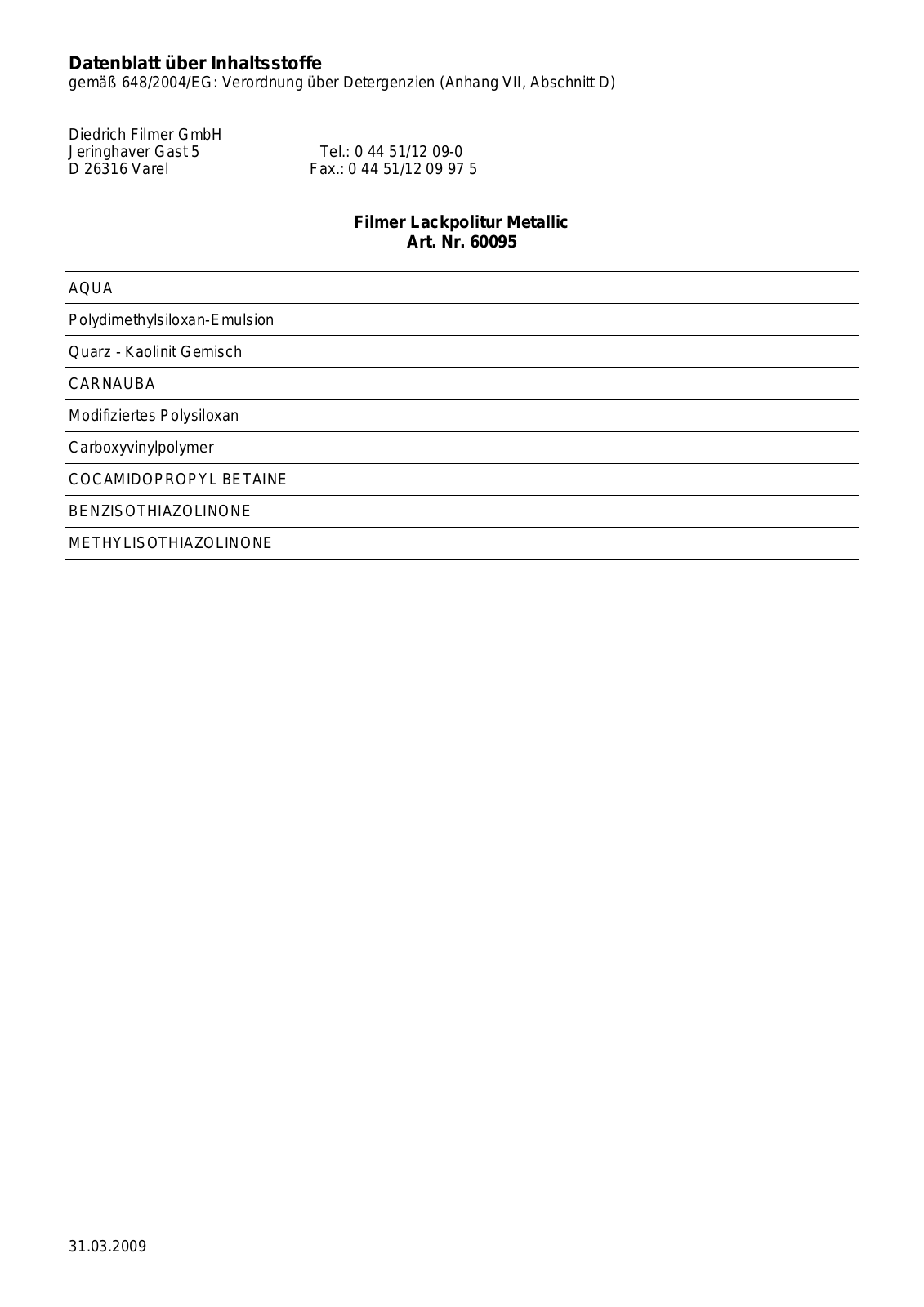 Datasheet KFZ 60095 Datasheet (FREI) - ManualMachine.com
