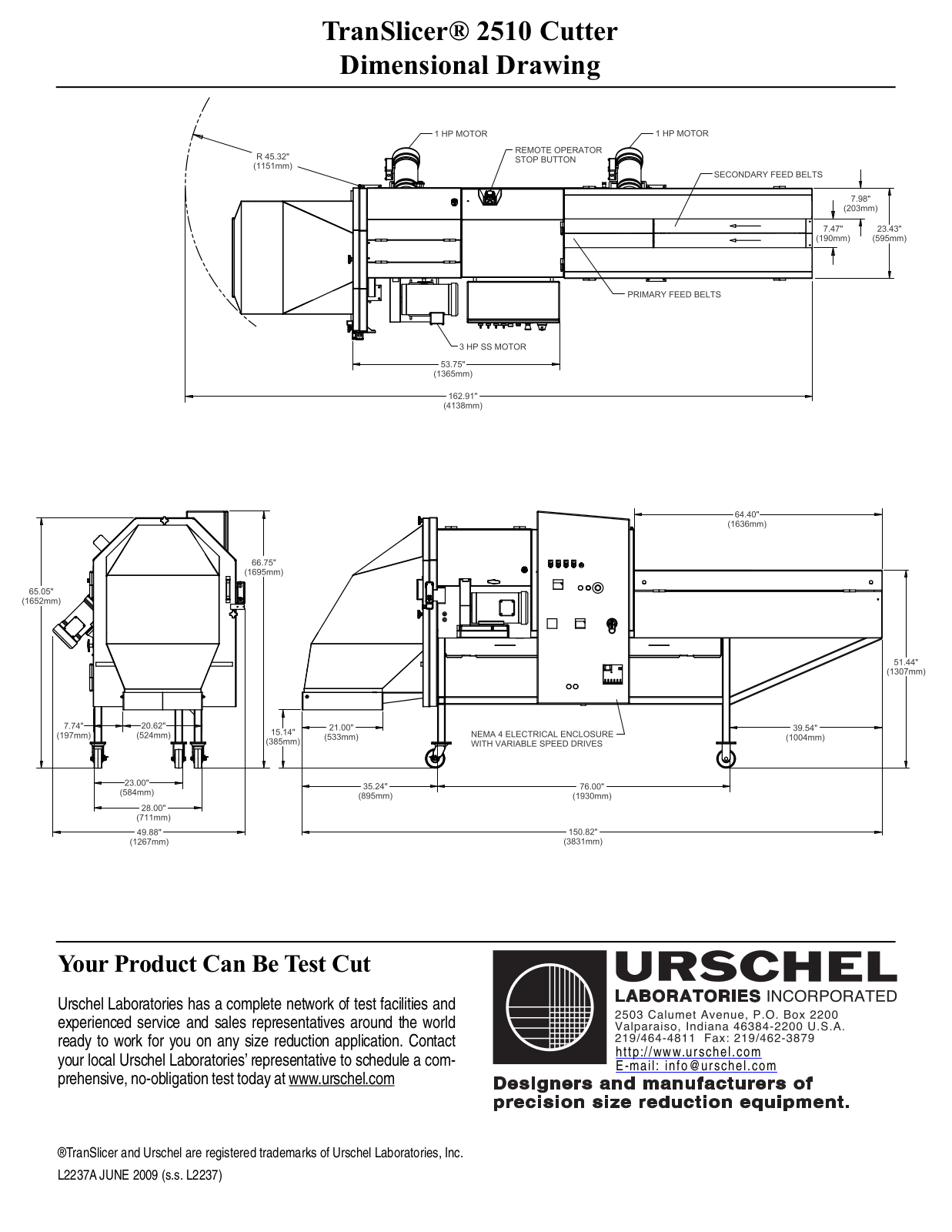 Urschel 2510 Parts Diagram