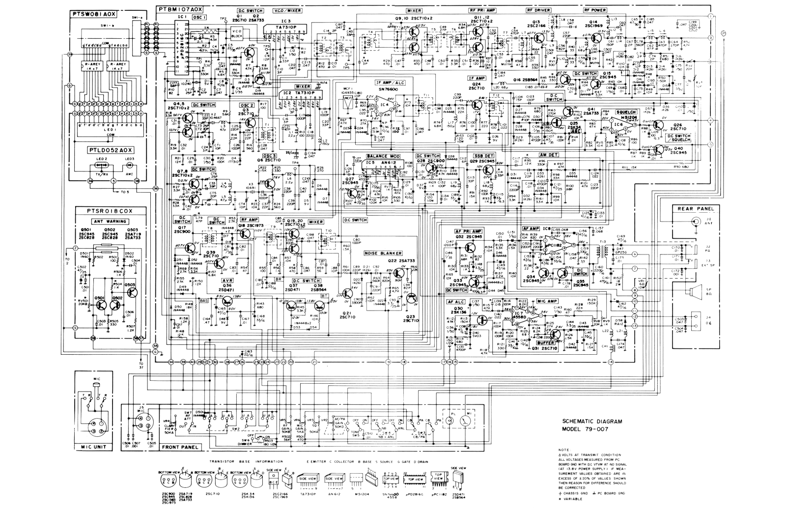 Midland 79-006 Schematic