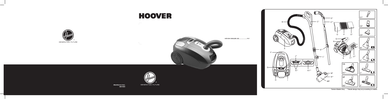 Hoover AC69011 User Manual