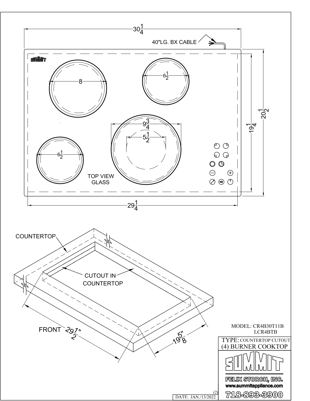 Summit Appliance TDCM1608 Dimensions - ManualMachine.com