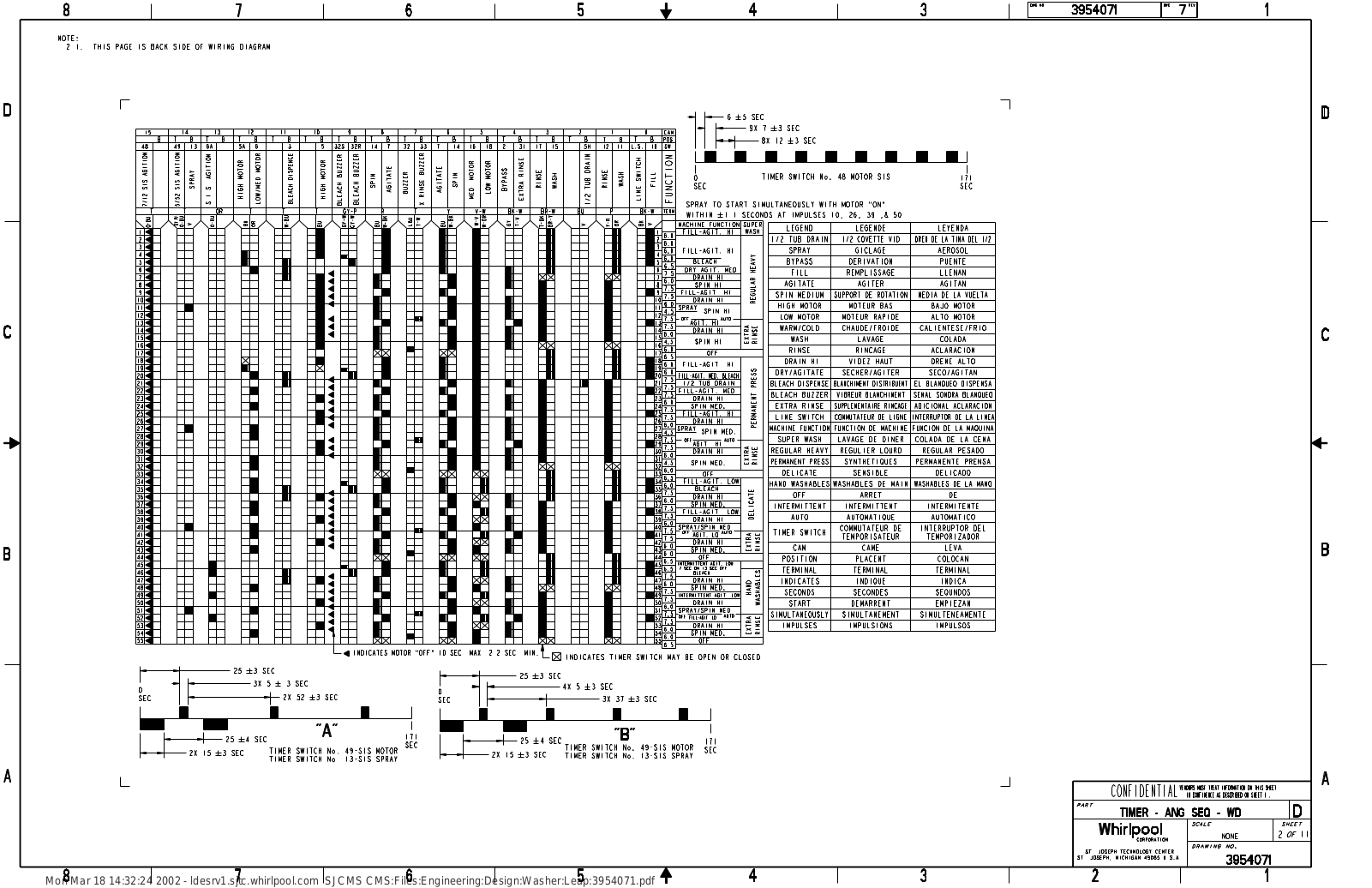 Whirlpool IJ46001 Parts Diagram