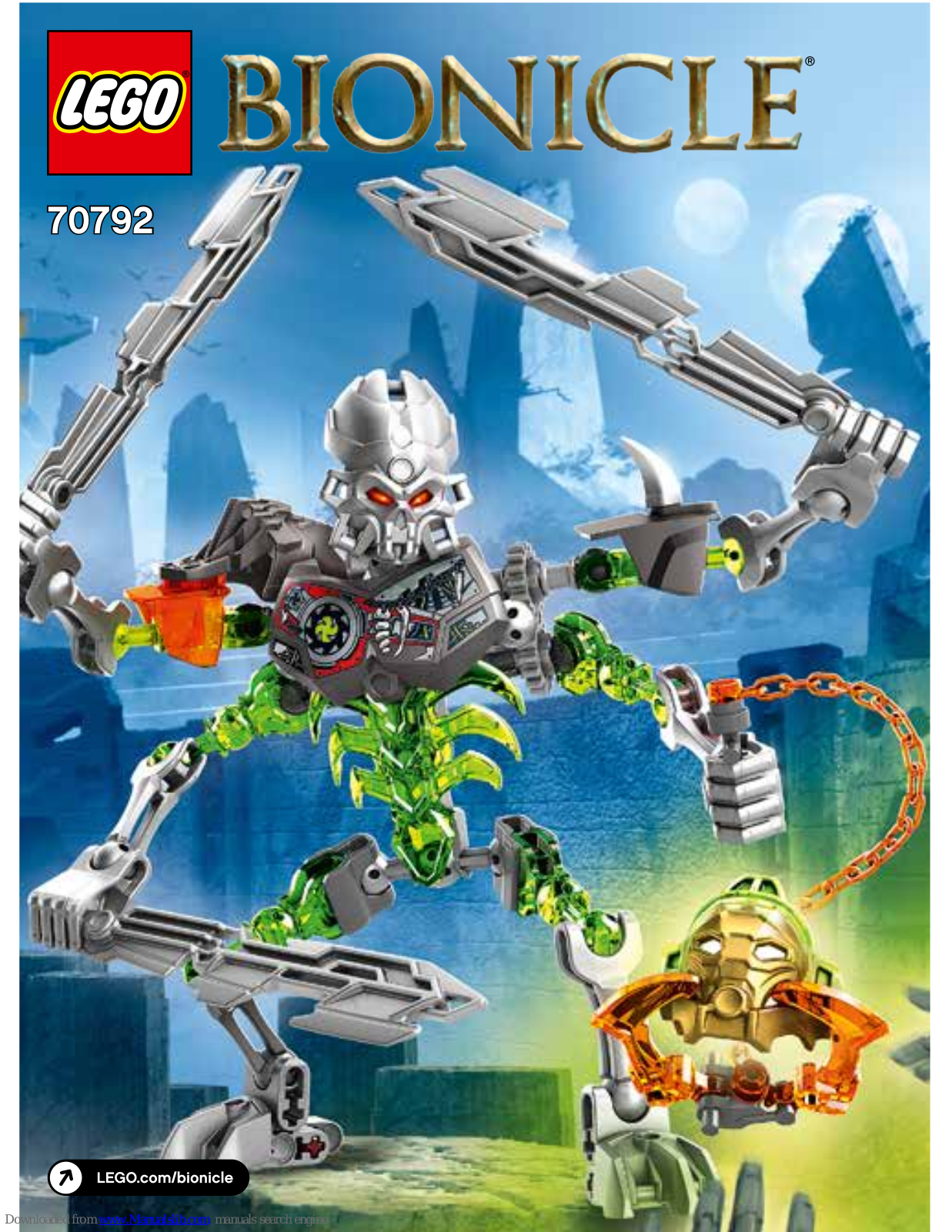 LEGO BIONCLE 70792 Building Instructions