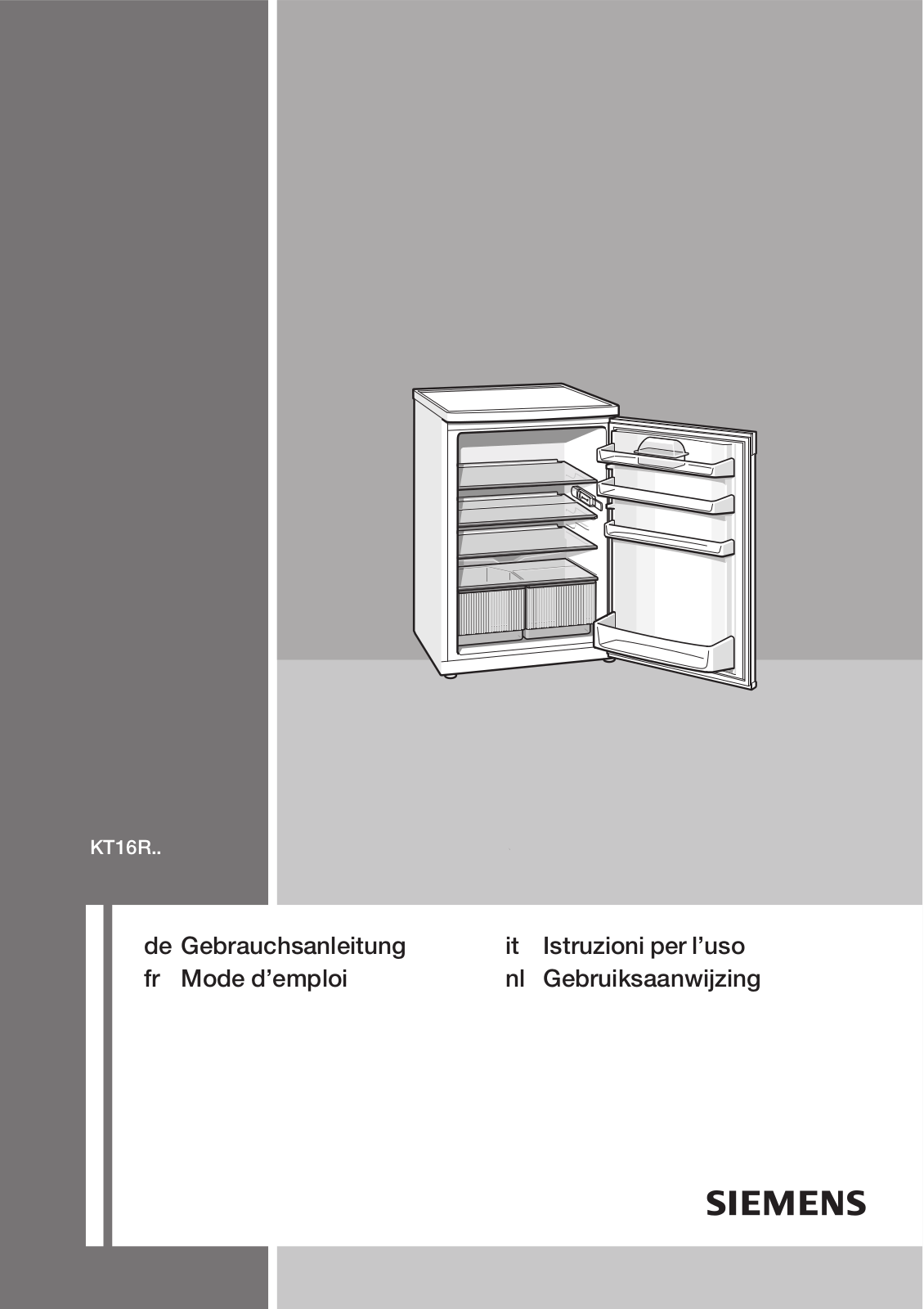 SIEMENS KT16RP20 User Manual