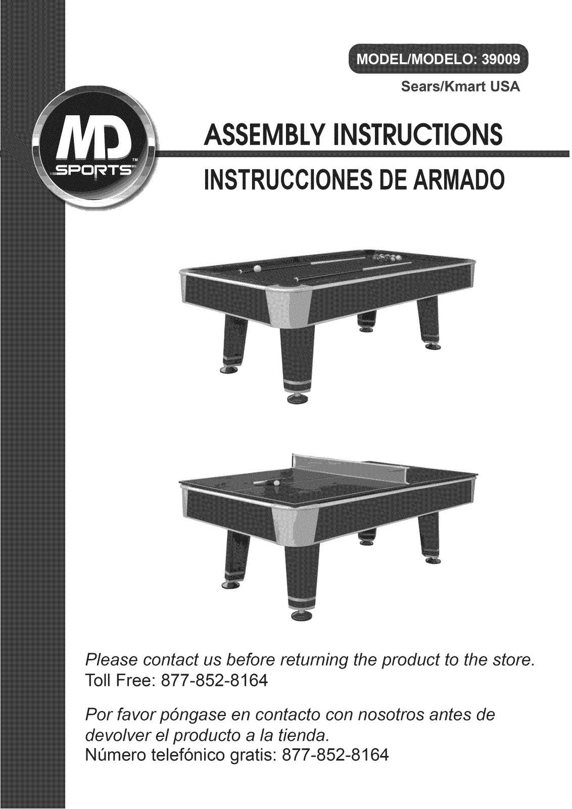 MD Sports 39009 Owner’s Manual