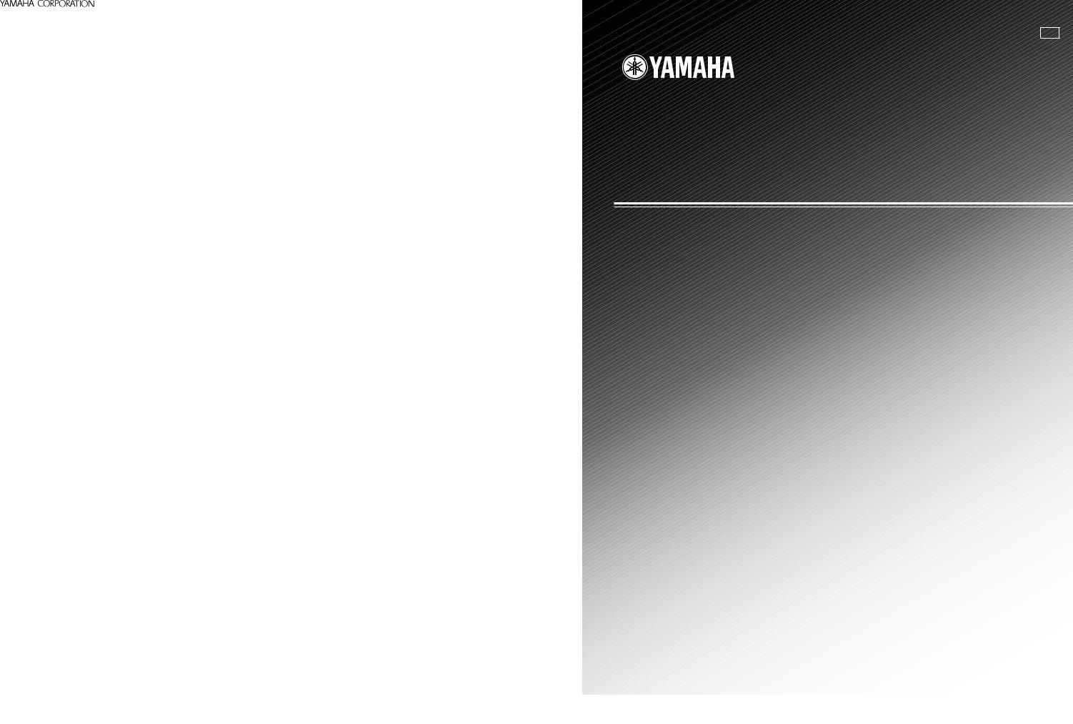 Yamaha RX-V1300RDS Manual