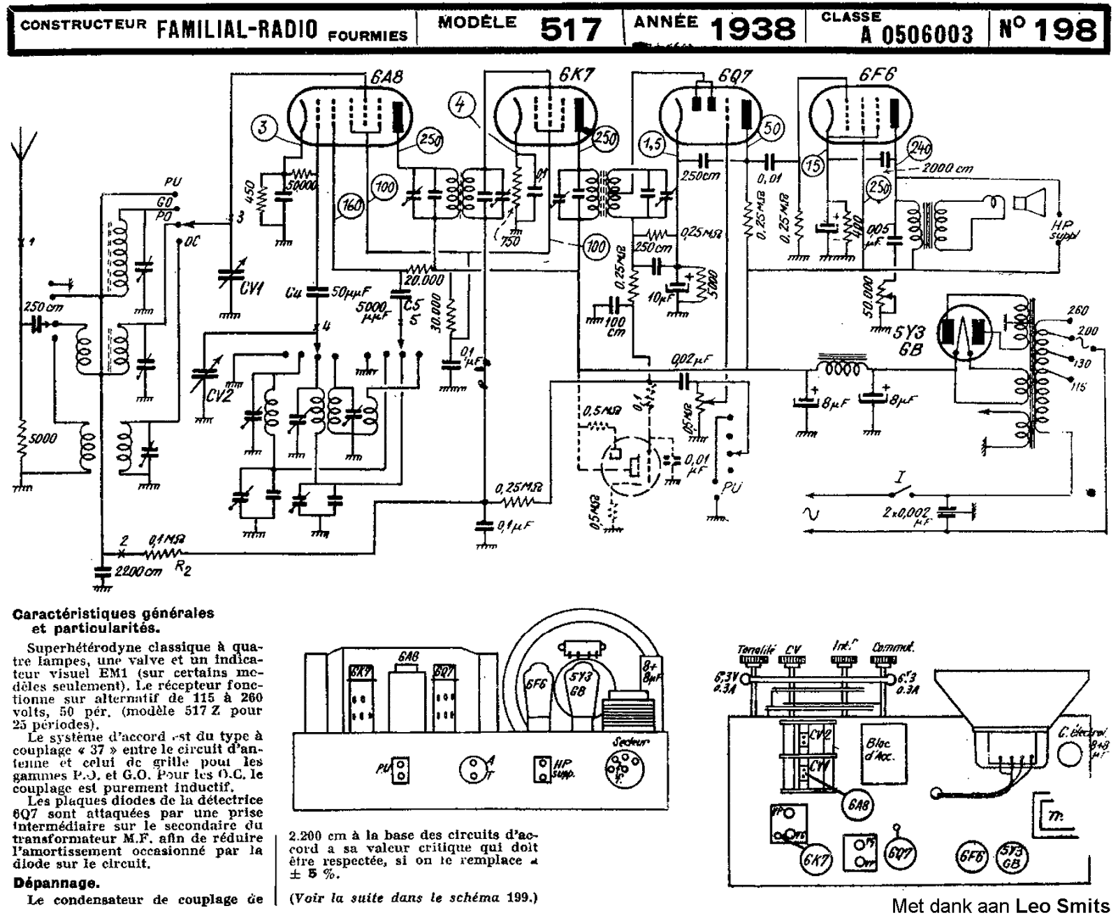 Familial 517 schematic - ManualMachine.com