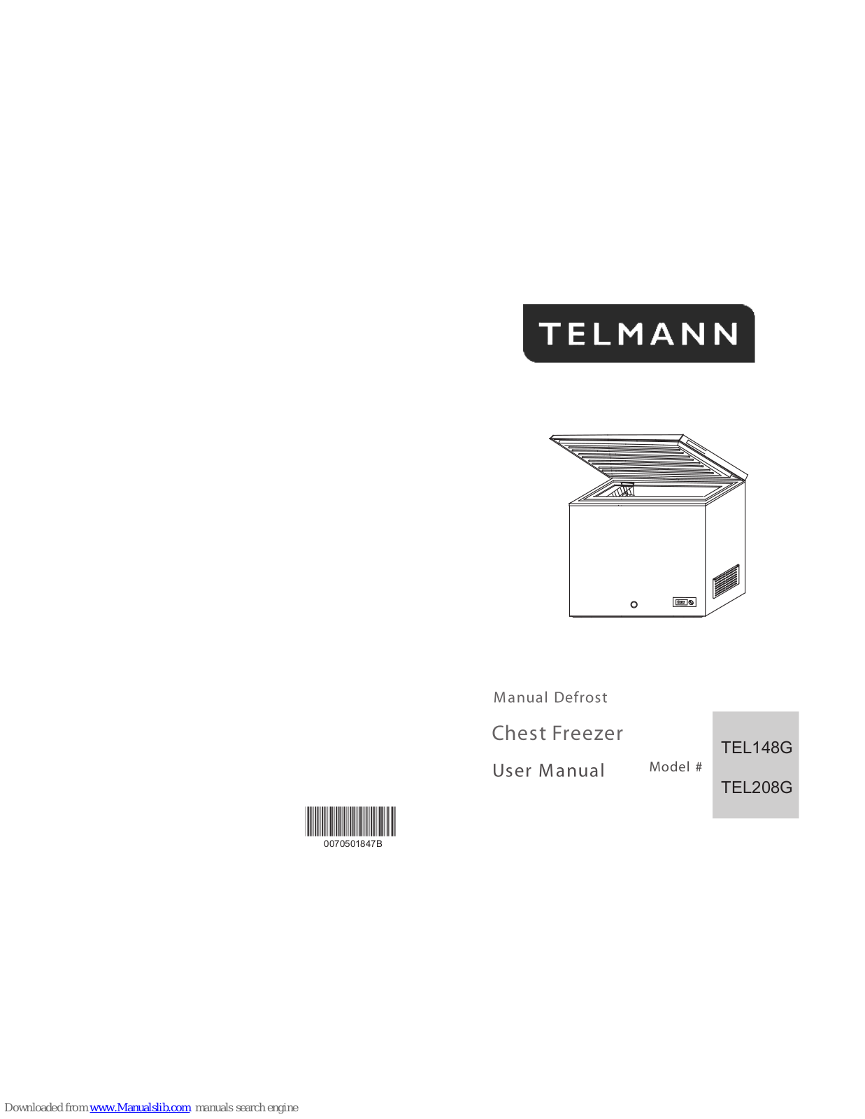 Telmann TEL-148G, TEL208F, TEL208G User Manual - ManualMachine.com