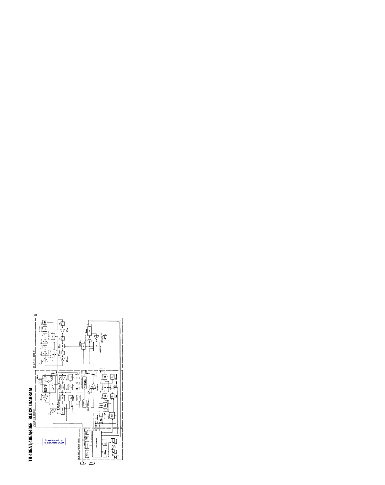 Kenwood TH405 Schematic