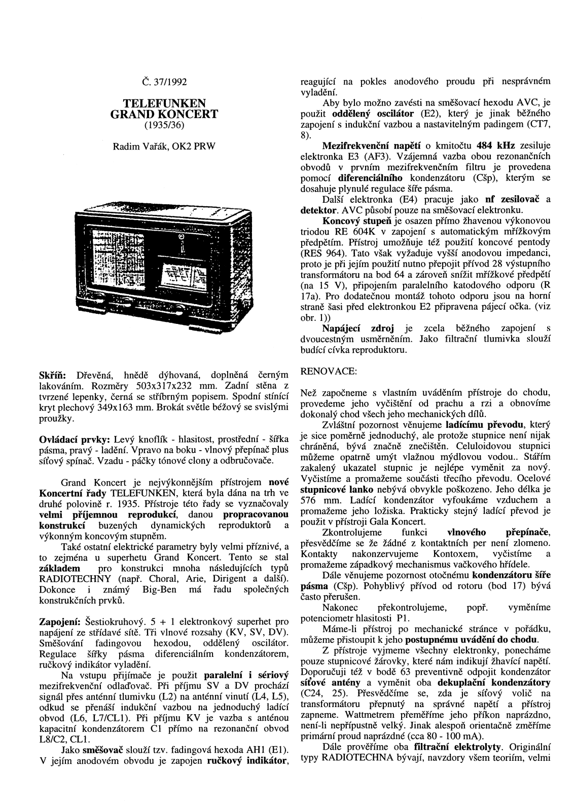 Telefunken Grand-Koncert Schematic