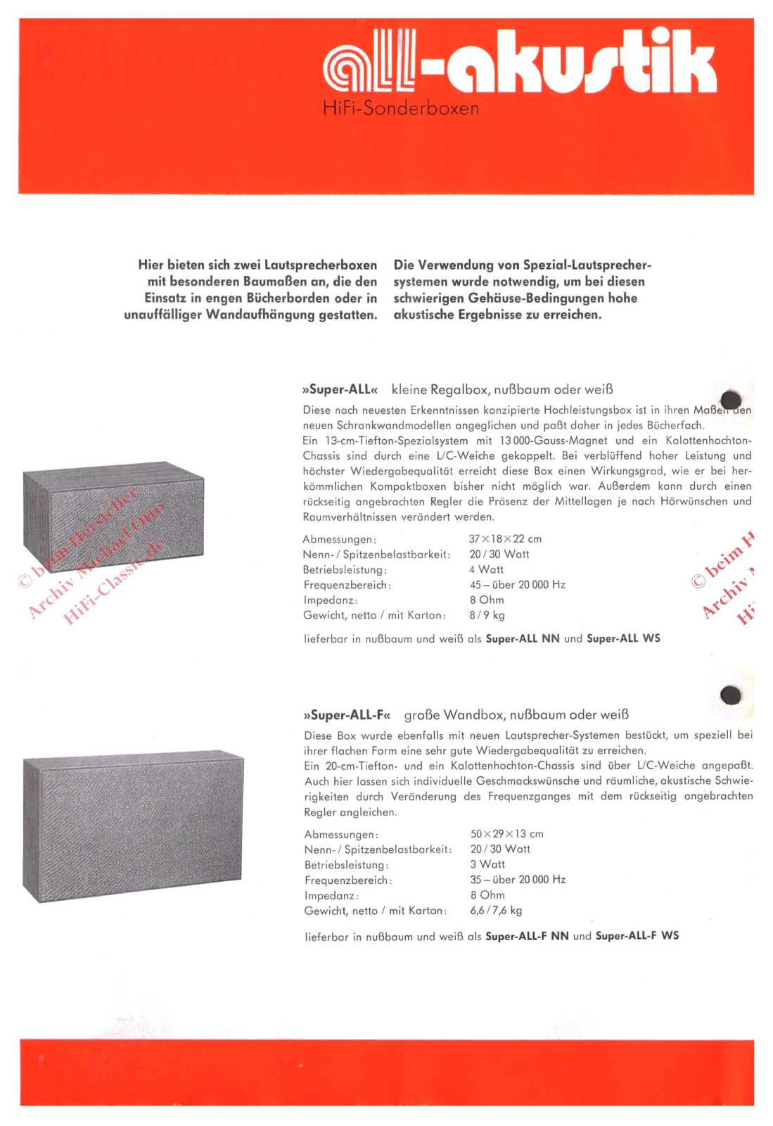 All-Akustik W 10, W 20, W 30 User guide - ManualMachine.com
