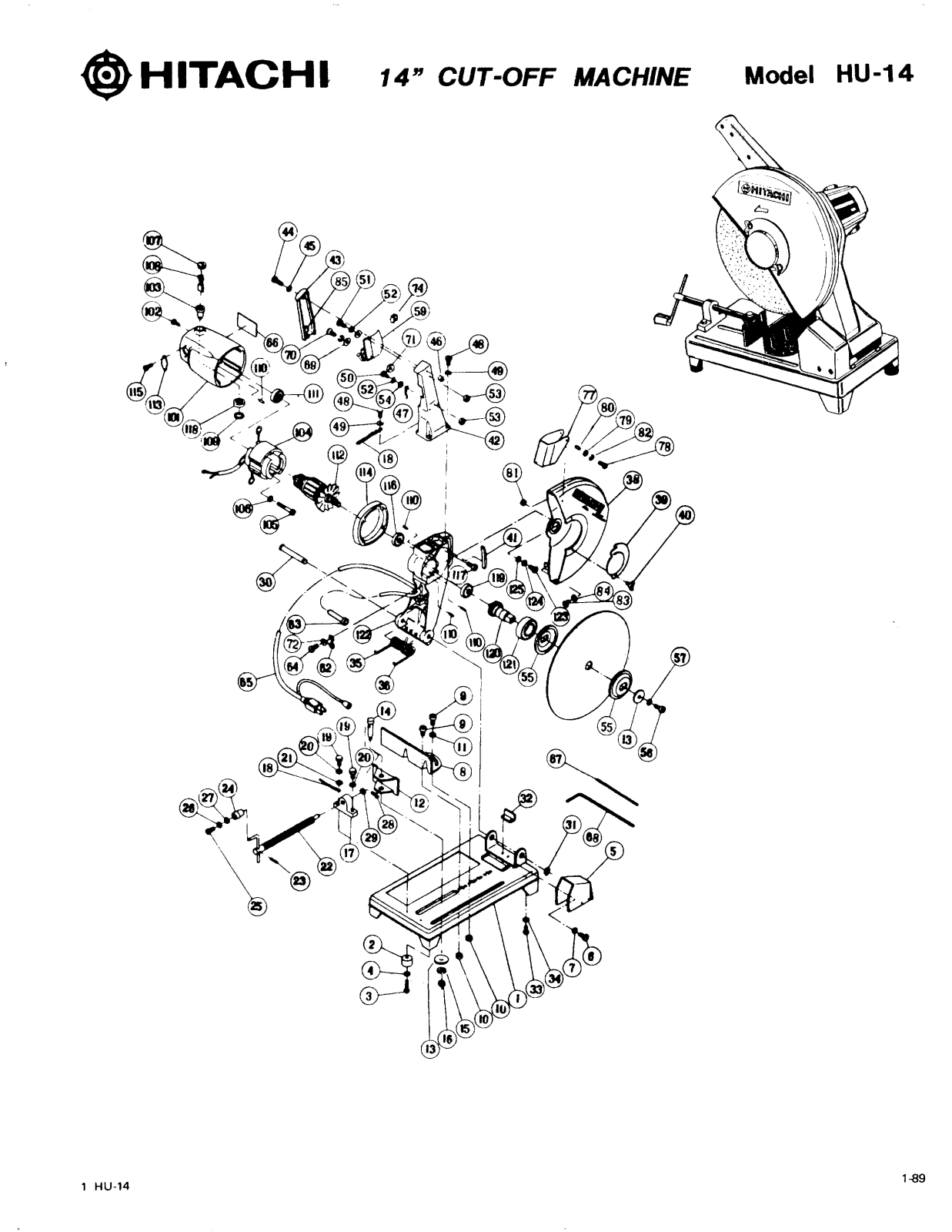 Hitachi HU14 User Manual