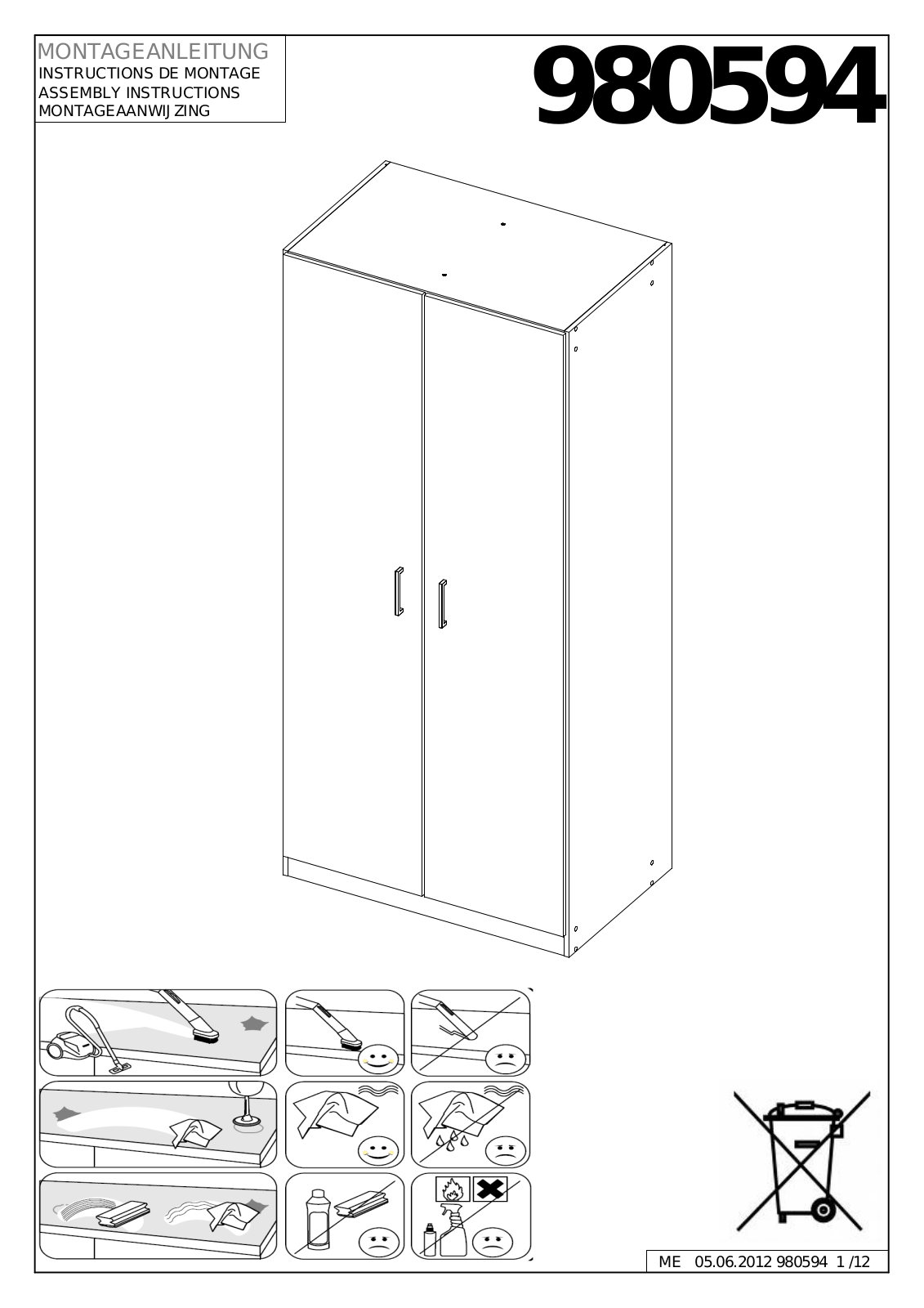 Wimex 980594 Assembly instructions