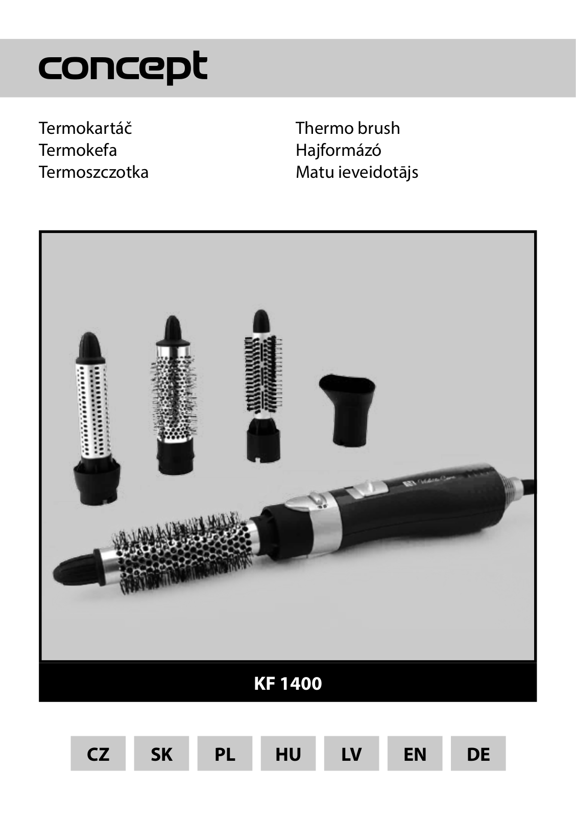 Concept KF-1400 Operating Instructions