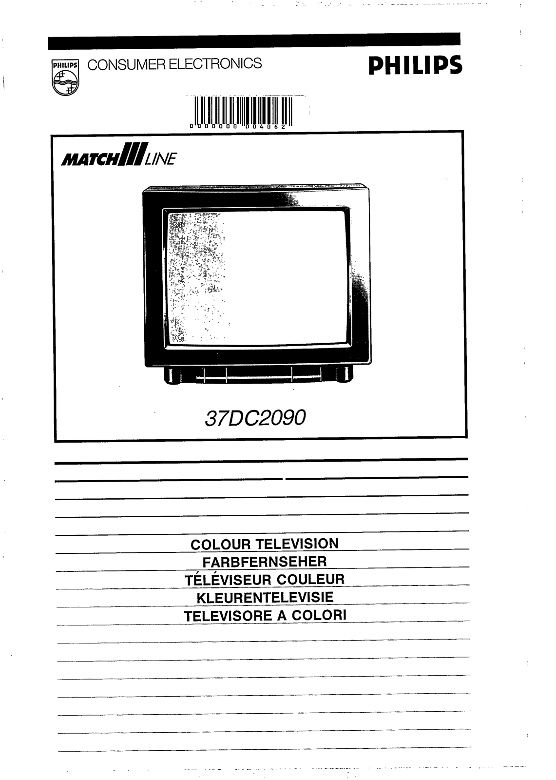 Philips 37DC2090 User Manual