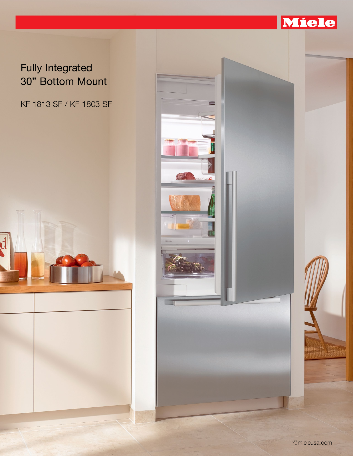 Miele KF 1813 SF, KF 1803 SF Specification