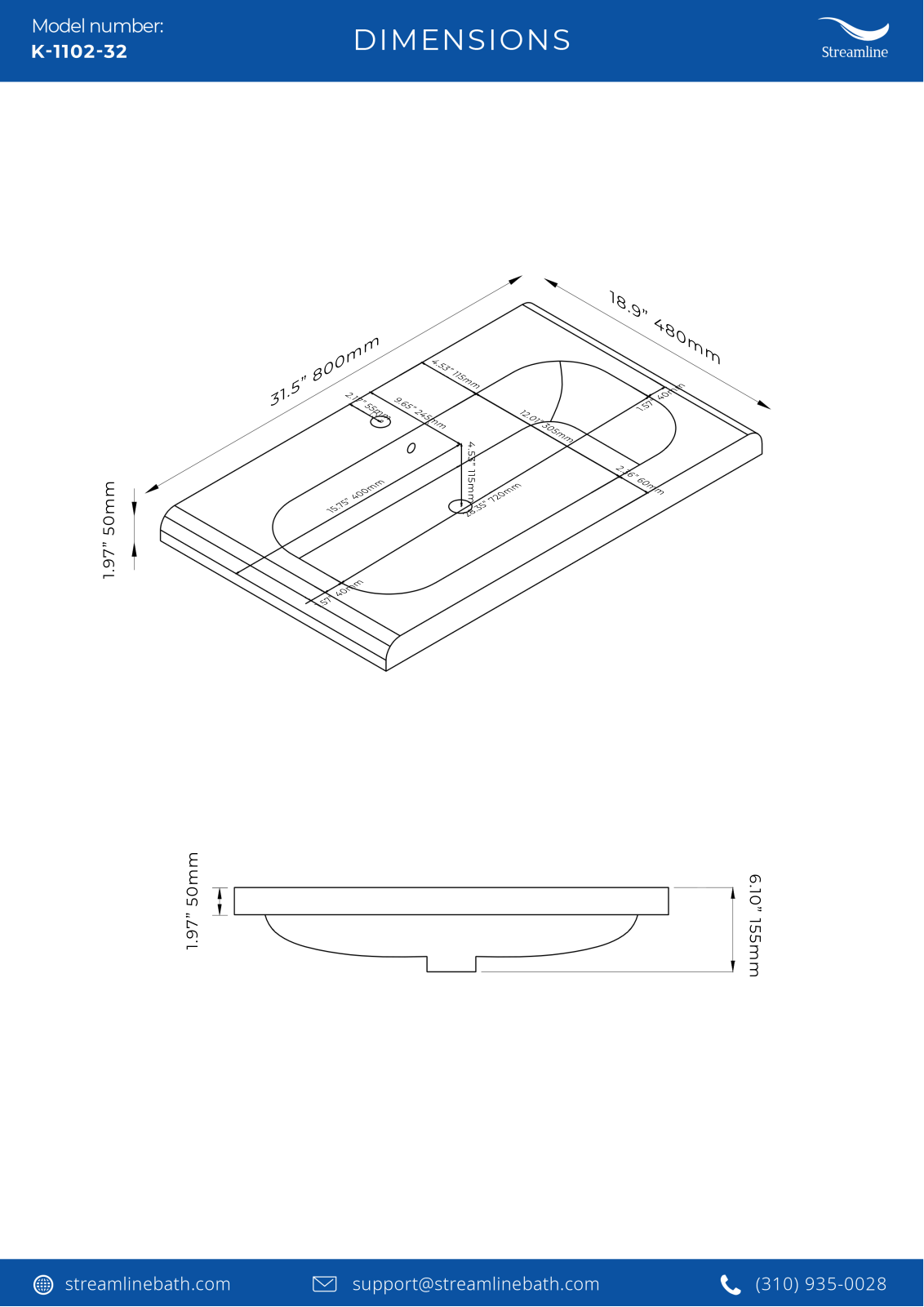 Streamline Bath SLBH7758 Specifications - ManualMachine.com