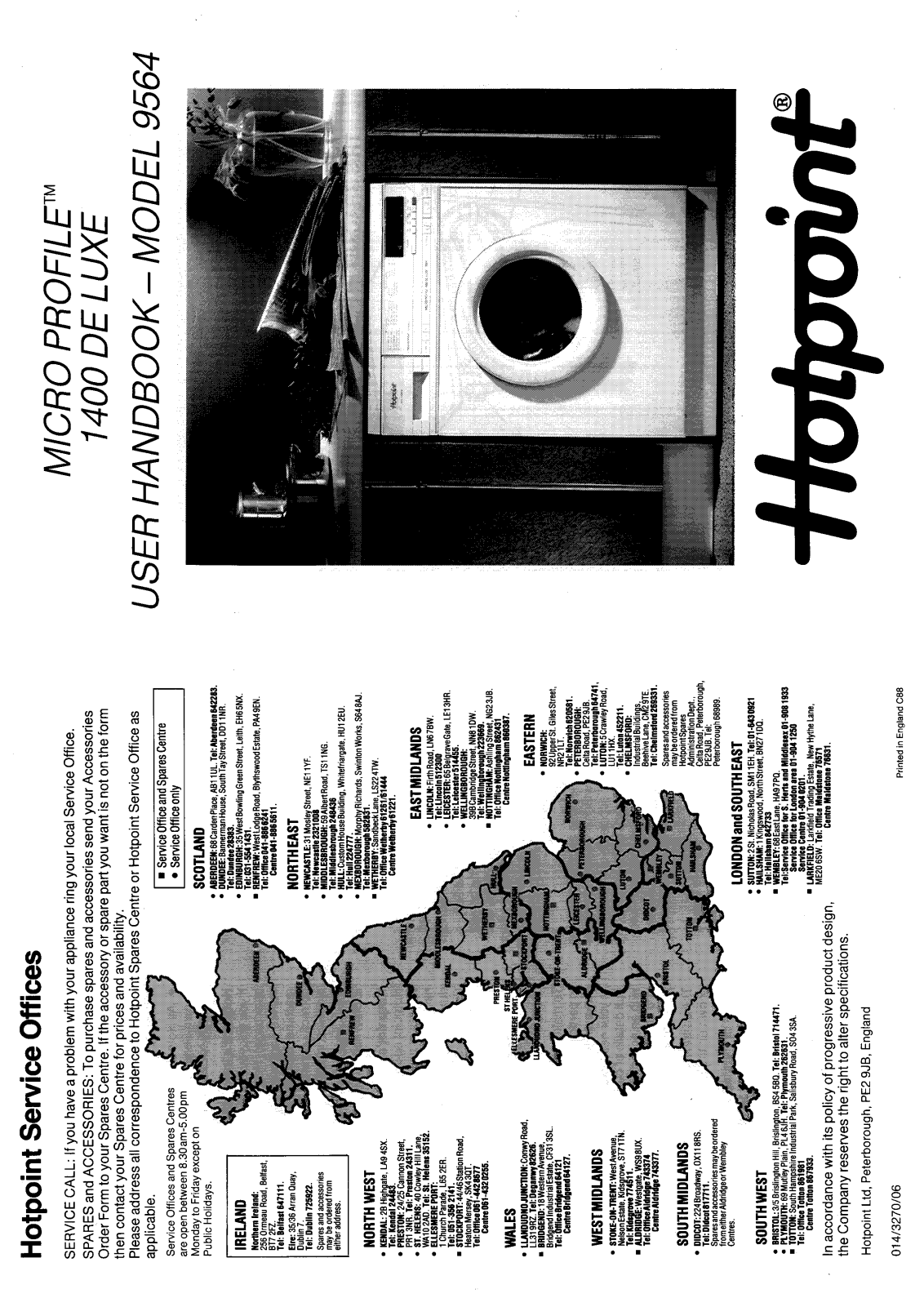 Hotpoint-Ariston HB9564 User Manual