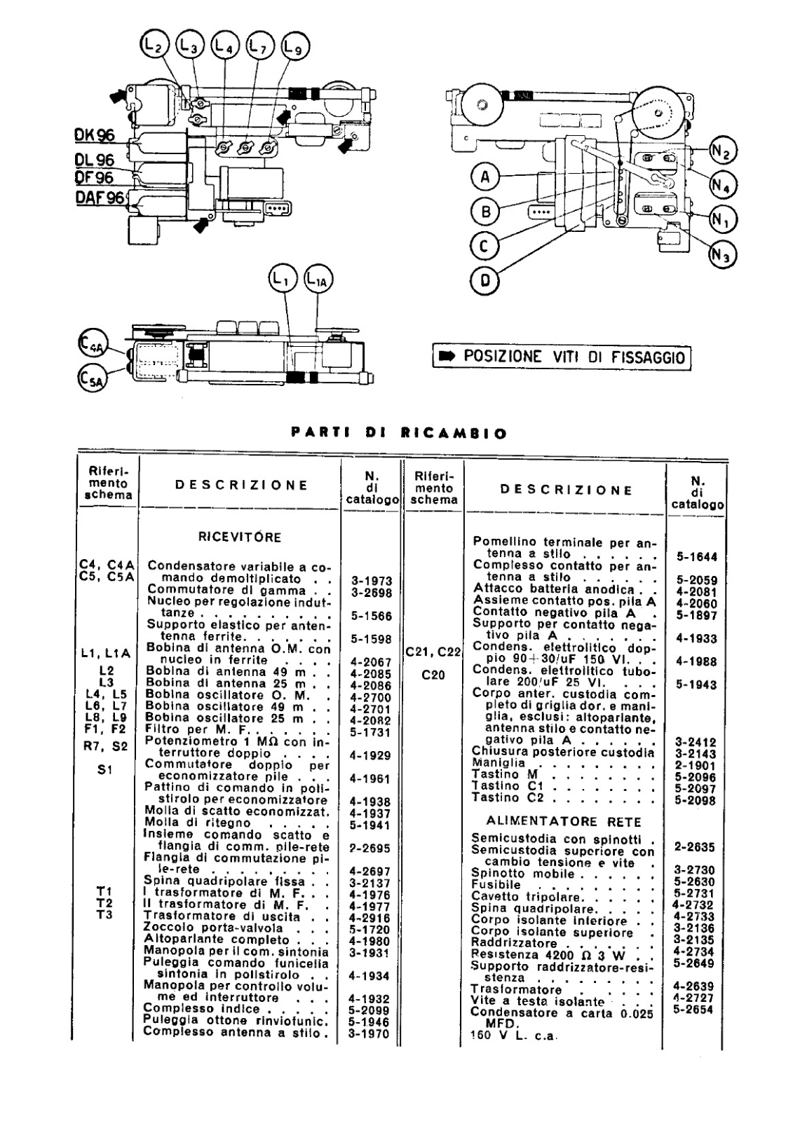 Voxson 604 components