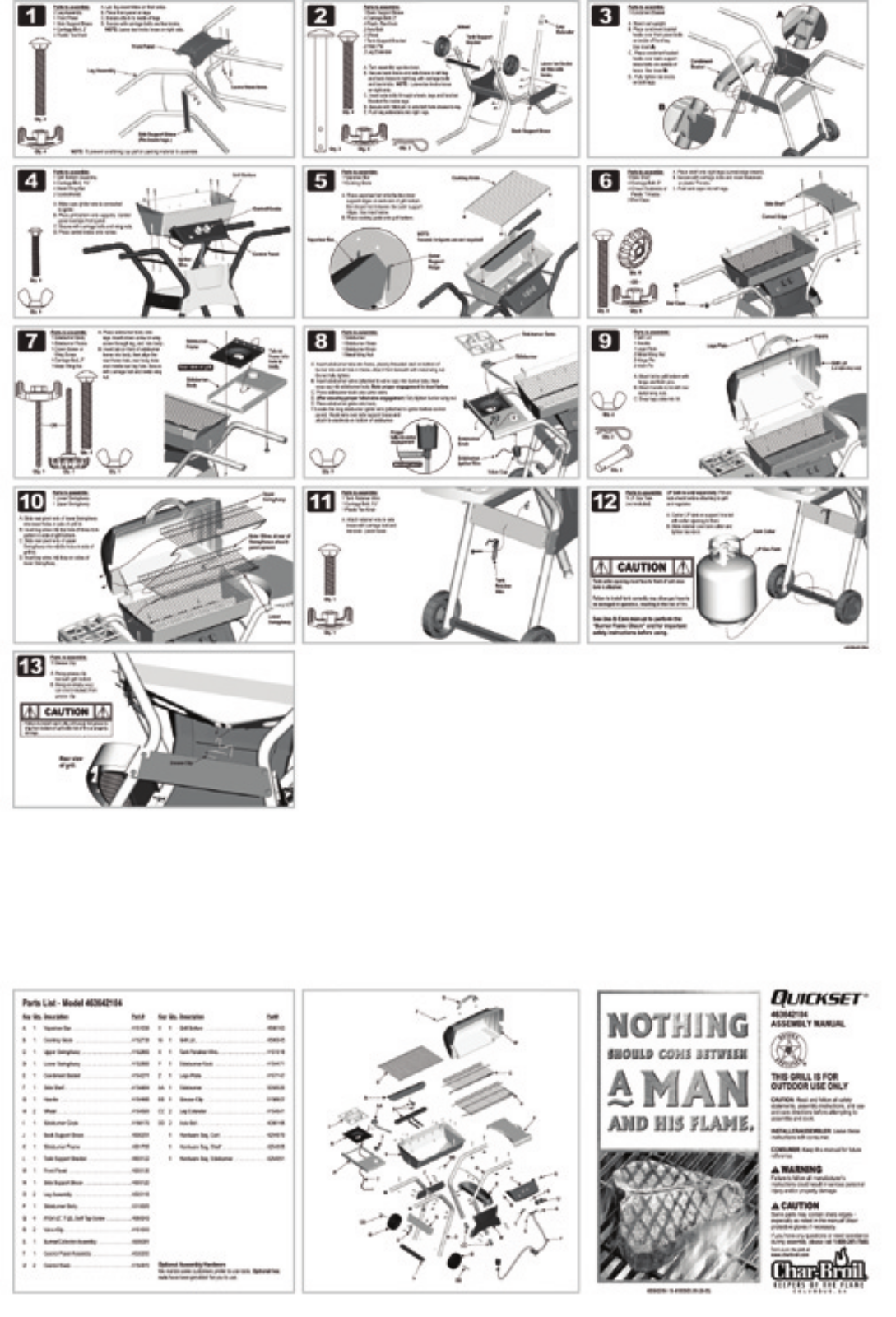 Charbroil 463642104 Owner's Manual