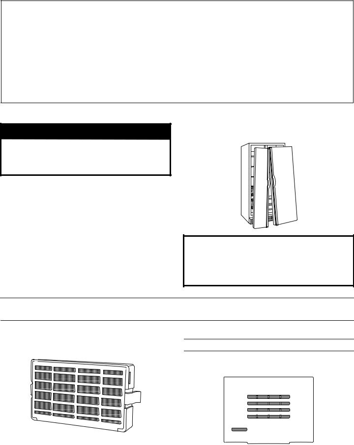 Whirlpool GSC25C6EY User Guide