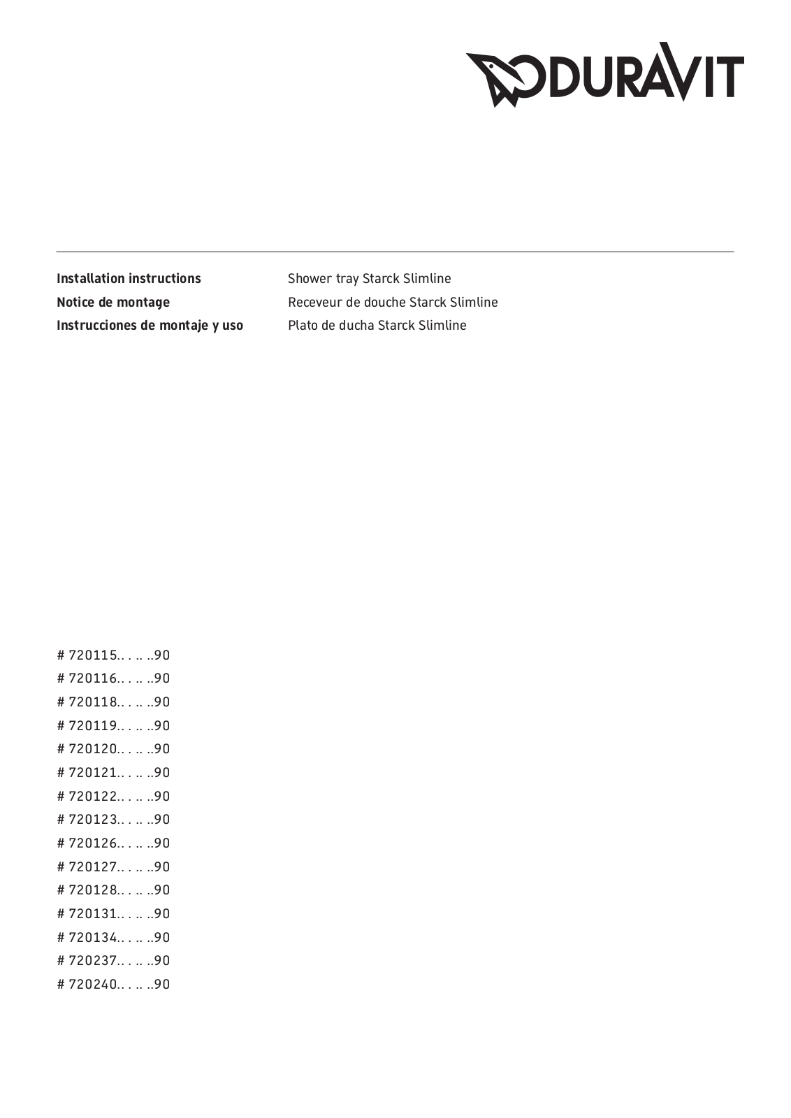 Duravit DRV1759 Installation & Assembly - ManualMachine.com