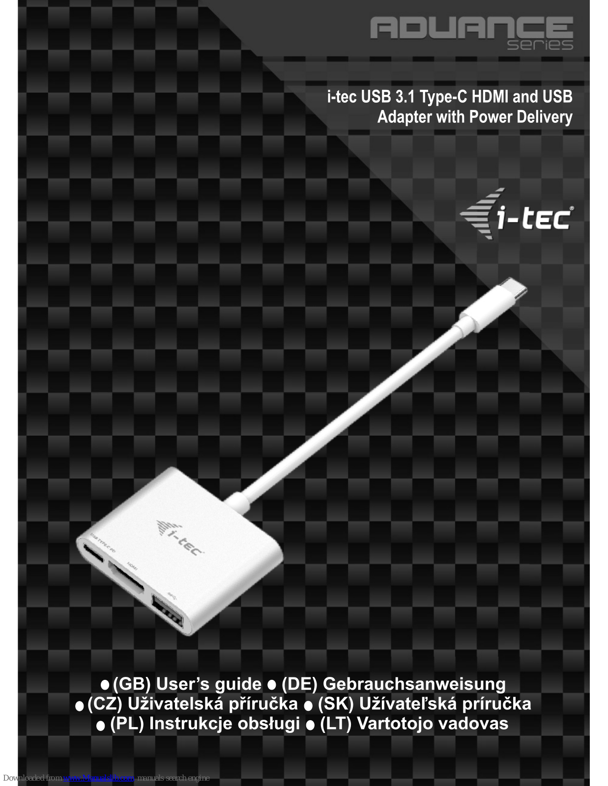 i-tec C31AHDMIPD User Manual