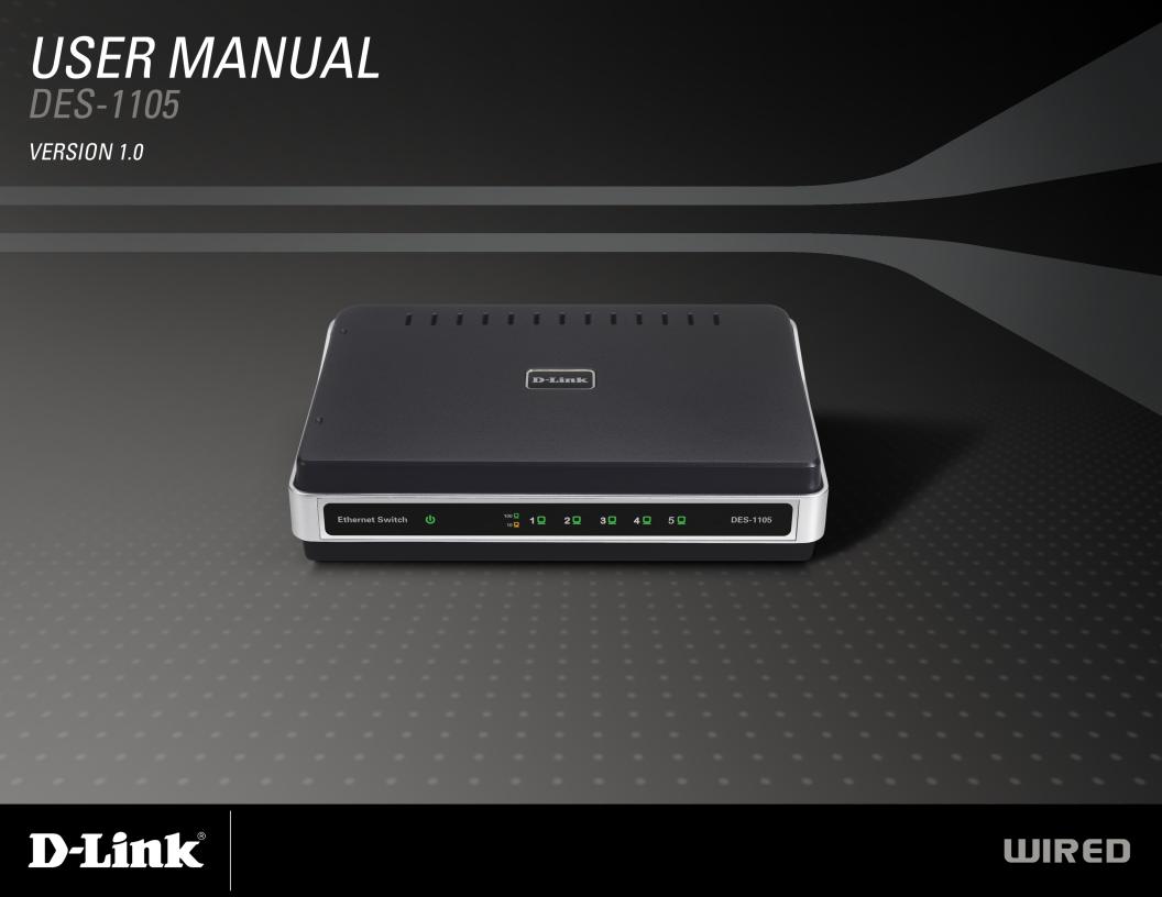 D-Link DES-1105 User Manual