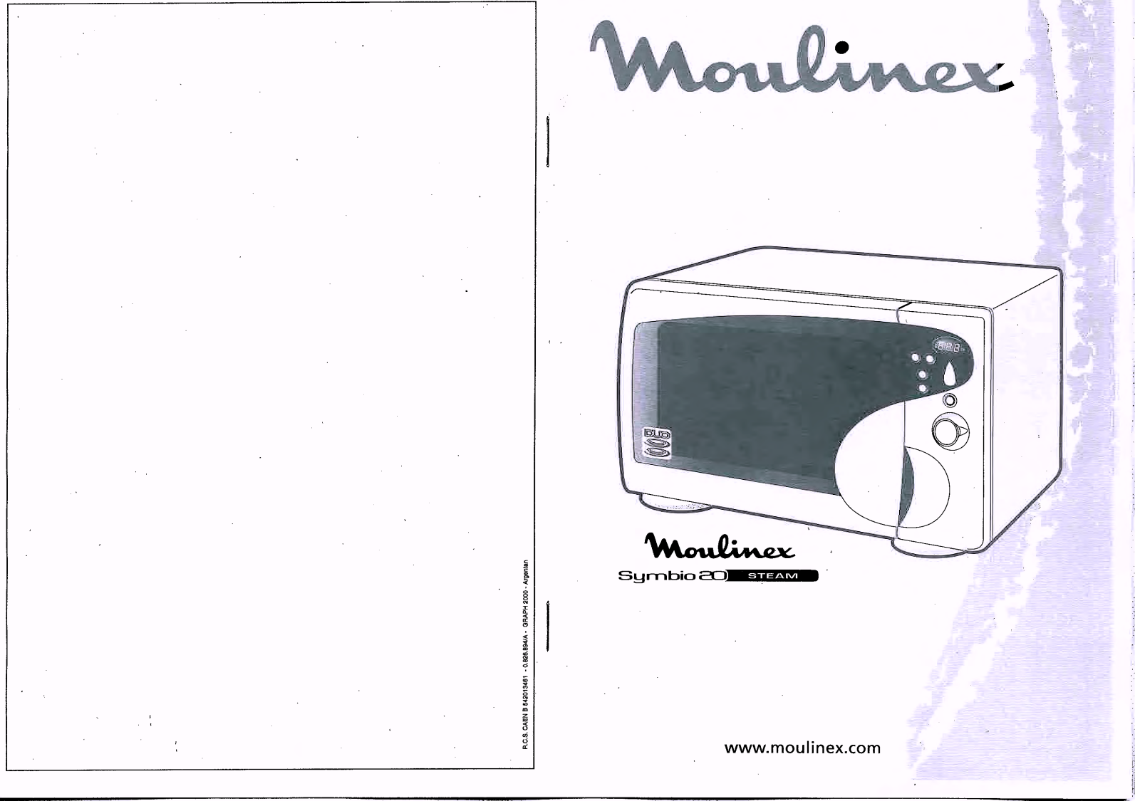 MOULINEX SYMBIO20 User Manual