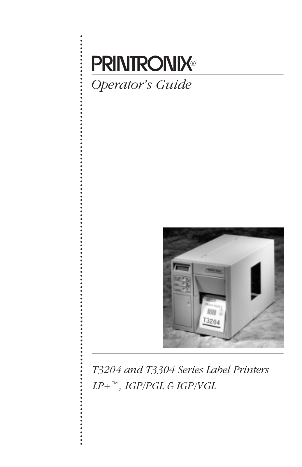 HP T3304, T3204 User Manual