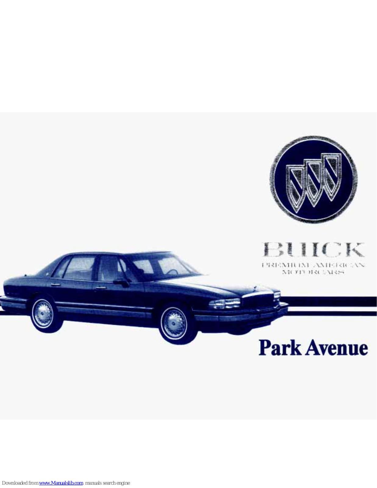 Buick 1994 Park Avenue User Manual