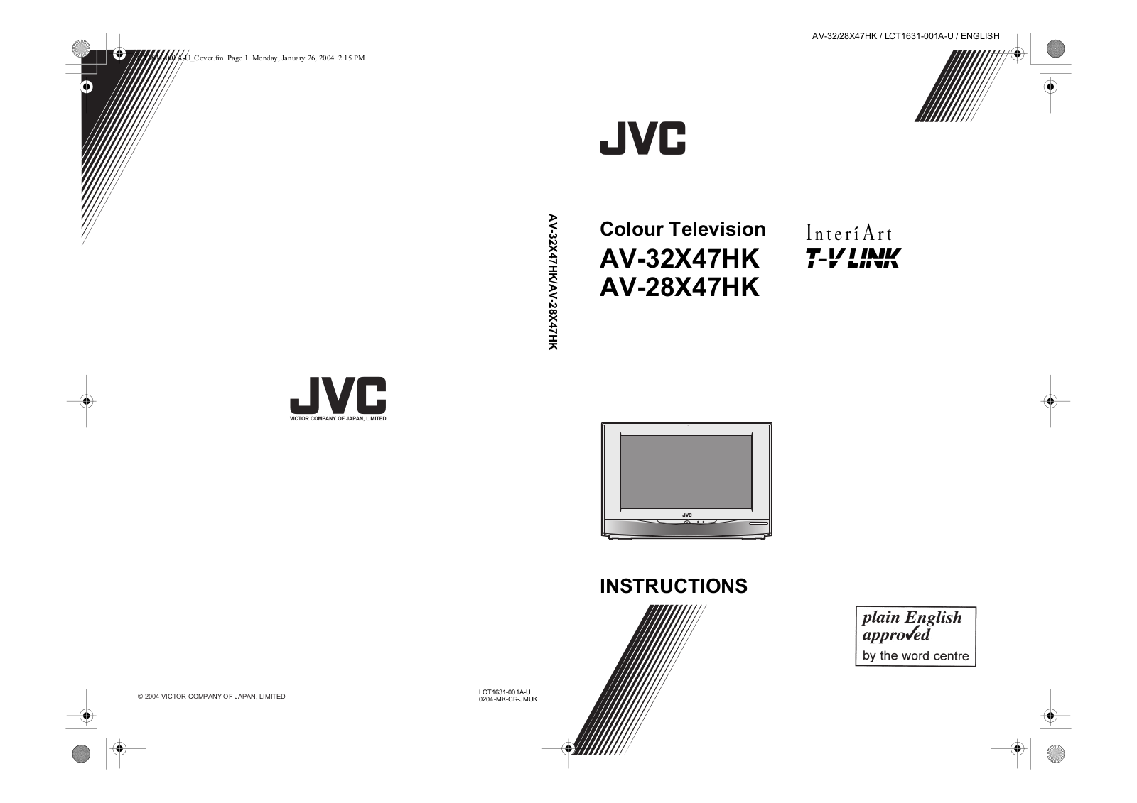 JVC AV-28X47HK, AV-32X47HK User Manual