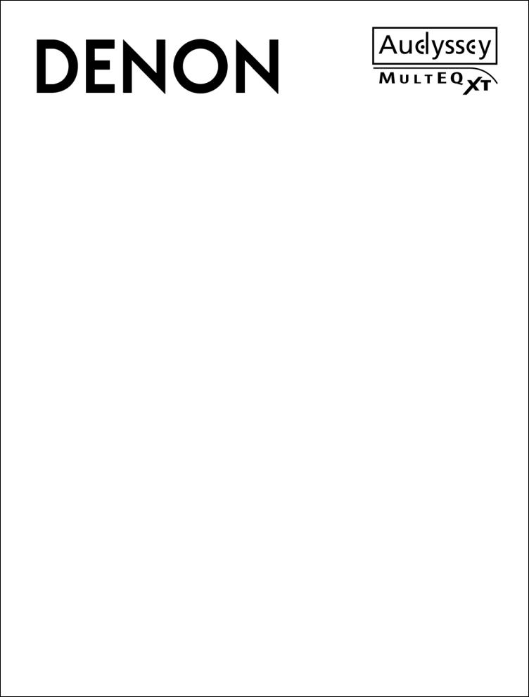 Denon AVR-2807CI, AVR-3806, AVR-4806, AVR-4306 User Manual