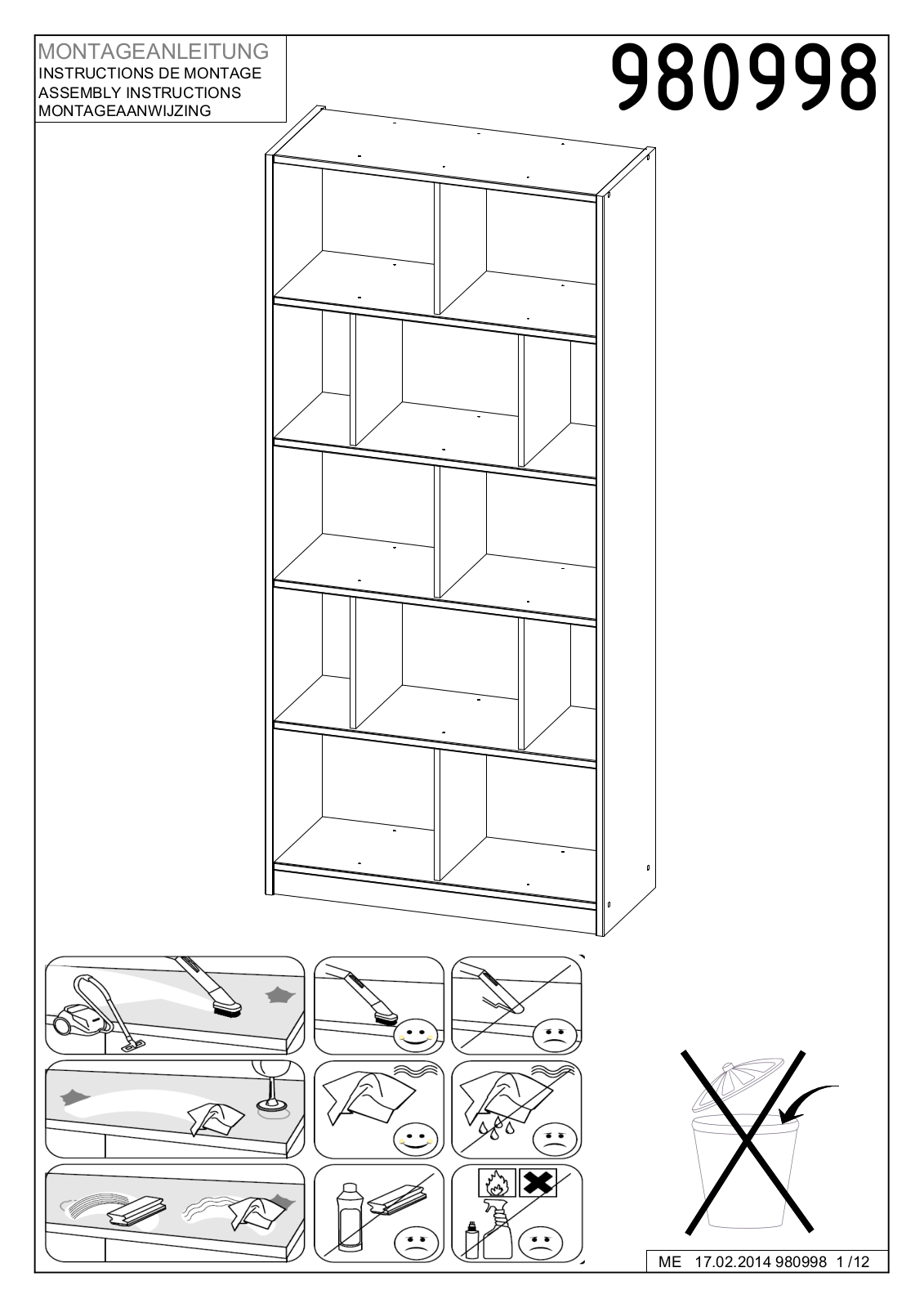 Wimex 980998 Assembly instructions