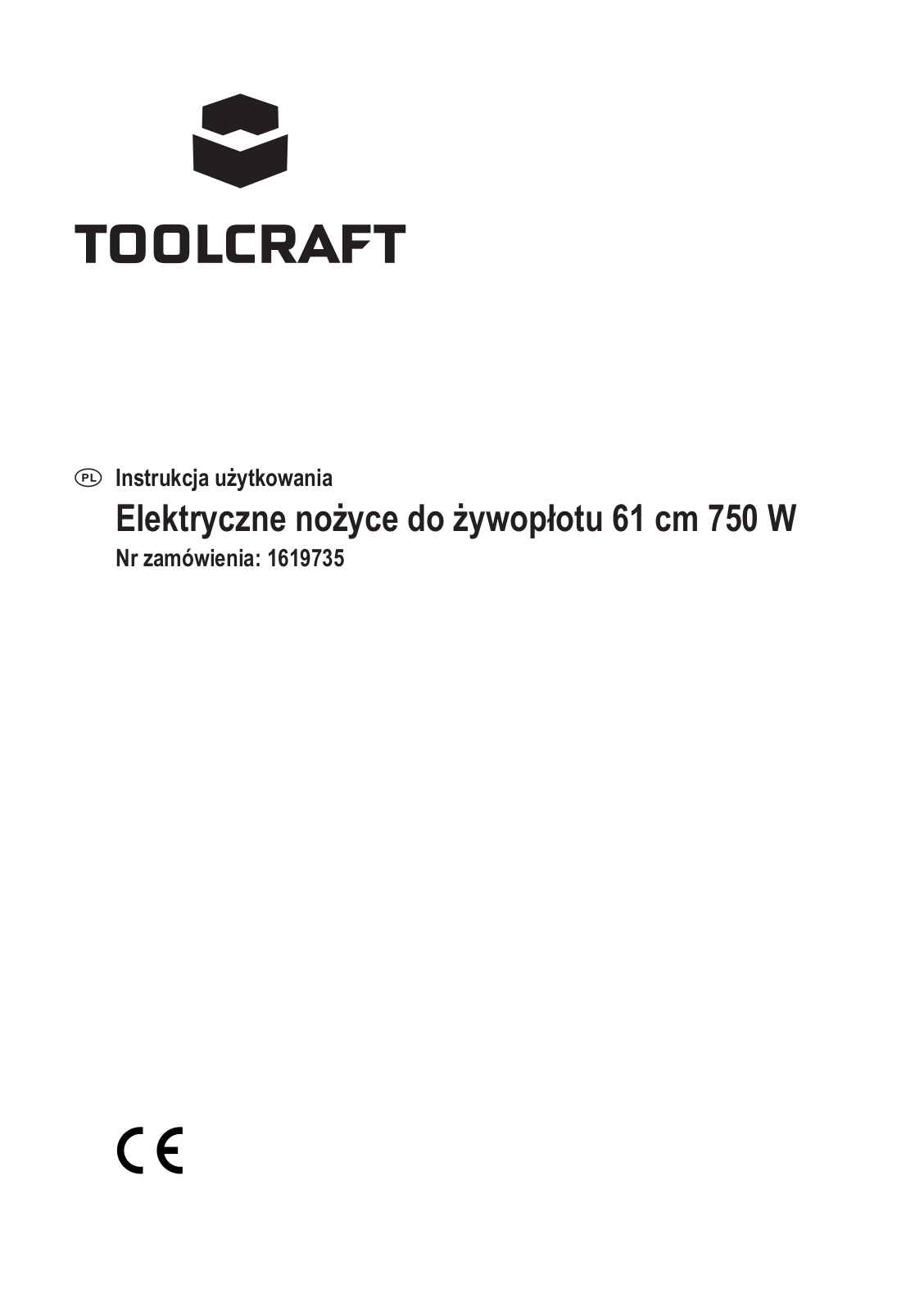 TOOLCRAFT 1619735 Instructions