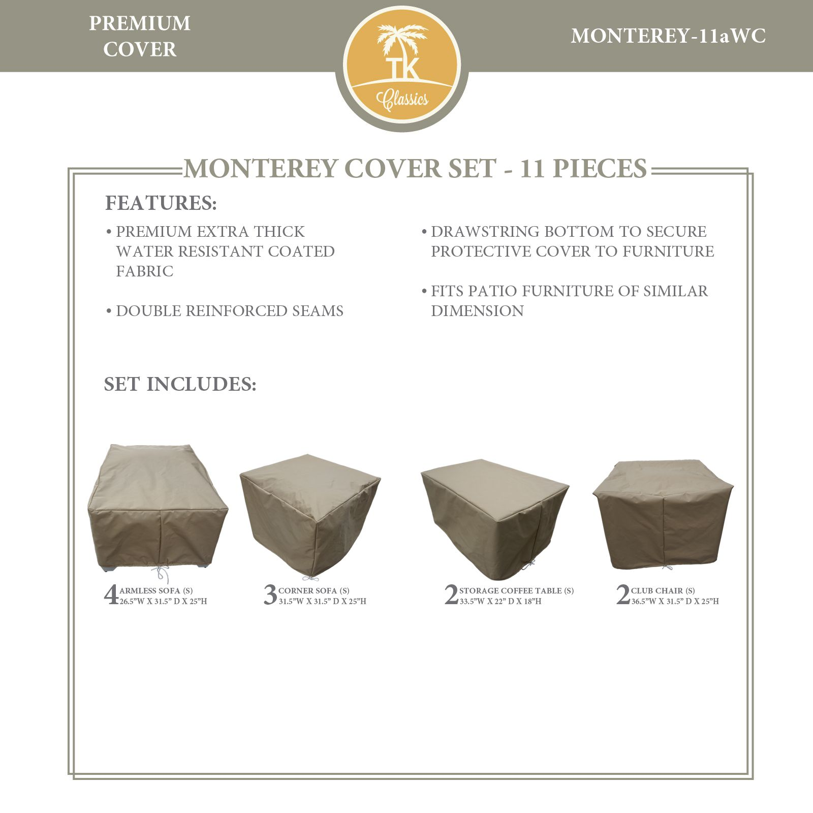 TK Classics SBQH1769 Specifications - ManualMachine.com