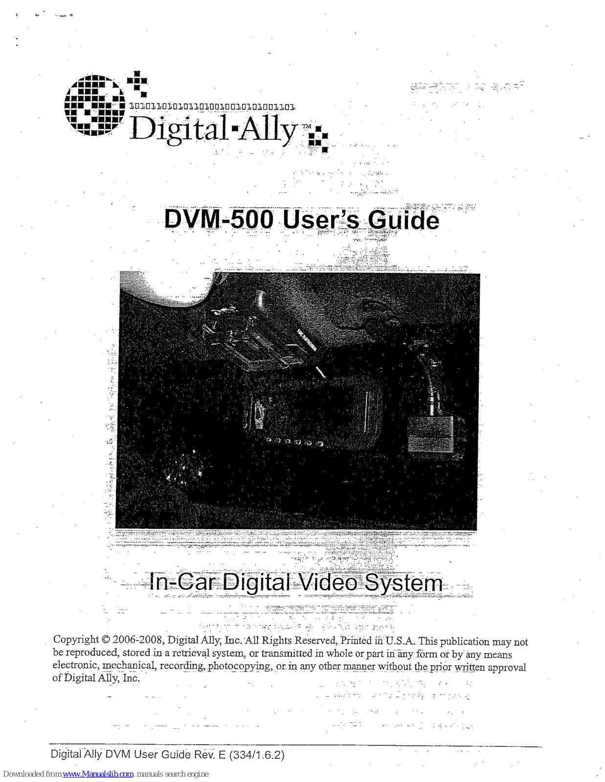 Digital-Ally DVM-500 User Manual