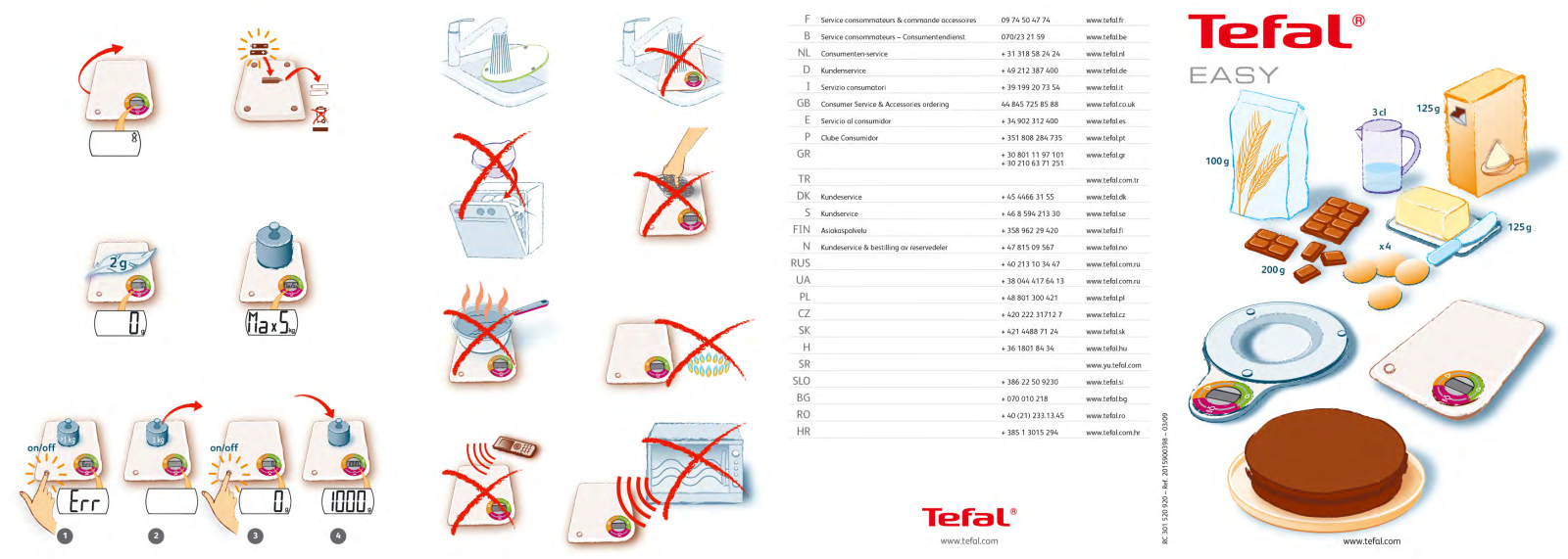 TEFAL BC5050A2, BC5050A9, BC5050B1, BC5050B9, BC5060A2 Instruction Manual