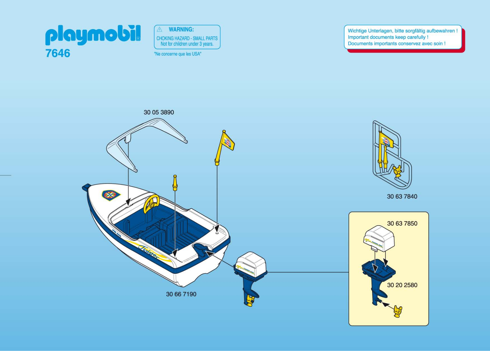 Playmobil 7646 Instructions