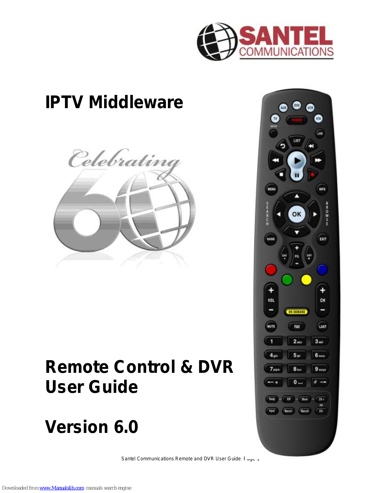 Santel IPTV Middleware User Manual - ManualMachine.com