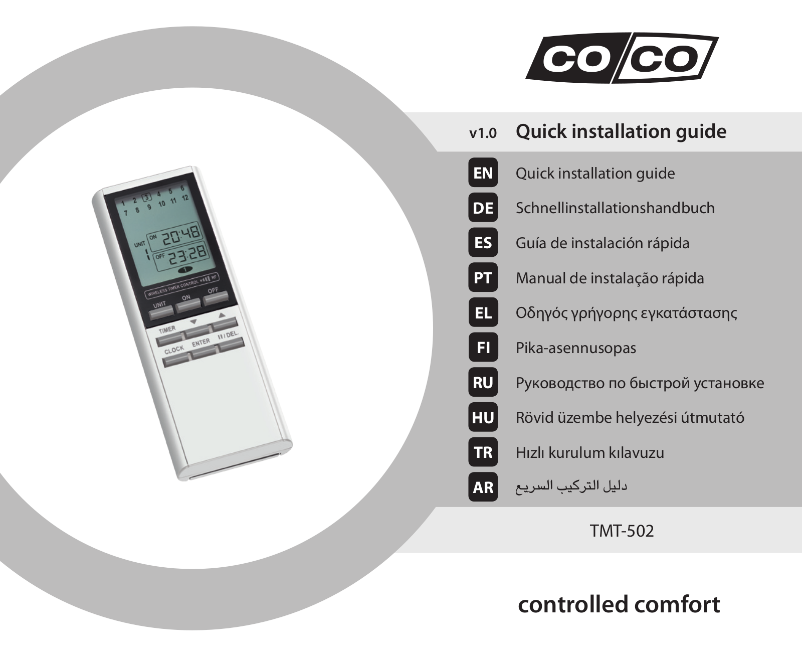 Coco TMT-502 User Manual