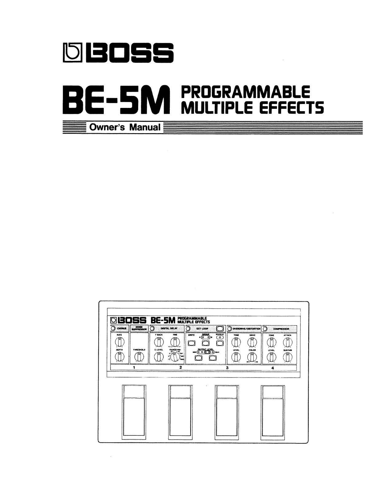 Roland BE 5M Service Manual