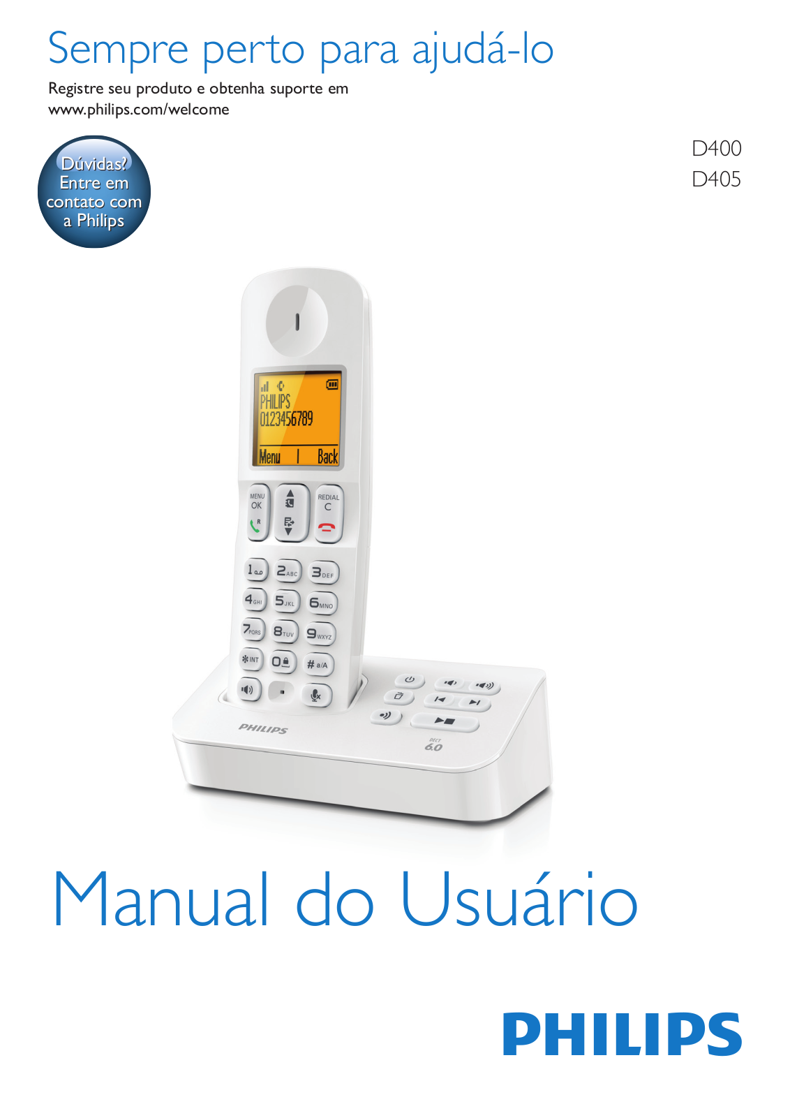 Philips D400, D405 User Manual