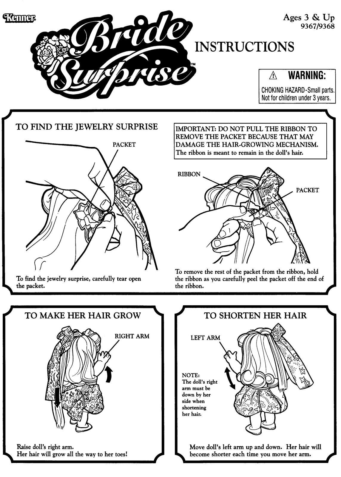 HASBRO Bride Surprise User Manual