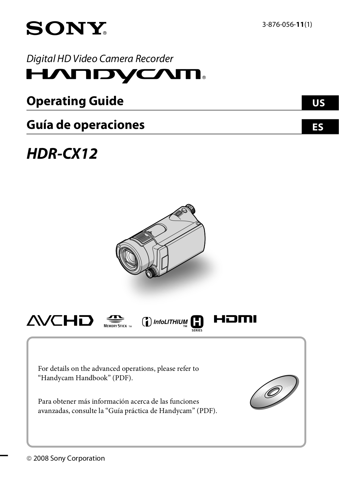 Sony HDR-CX12 User Manual