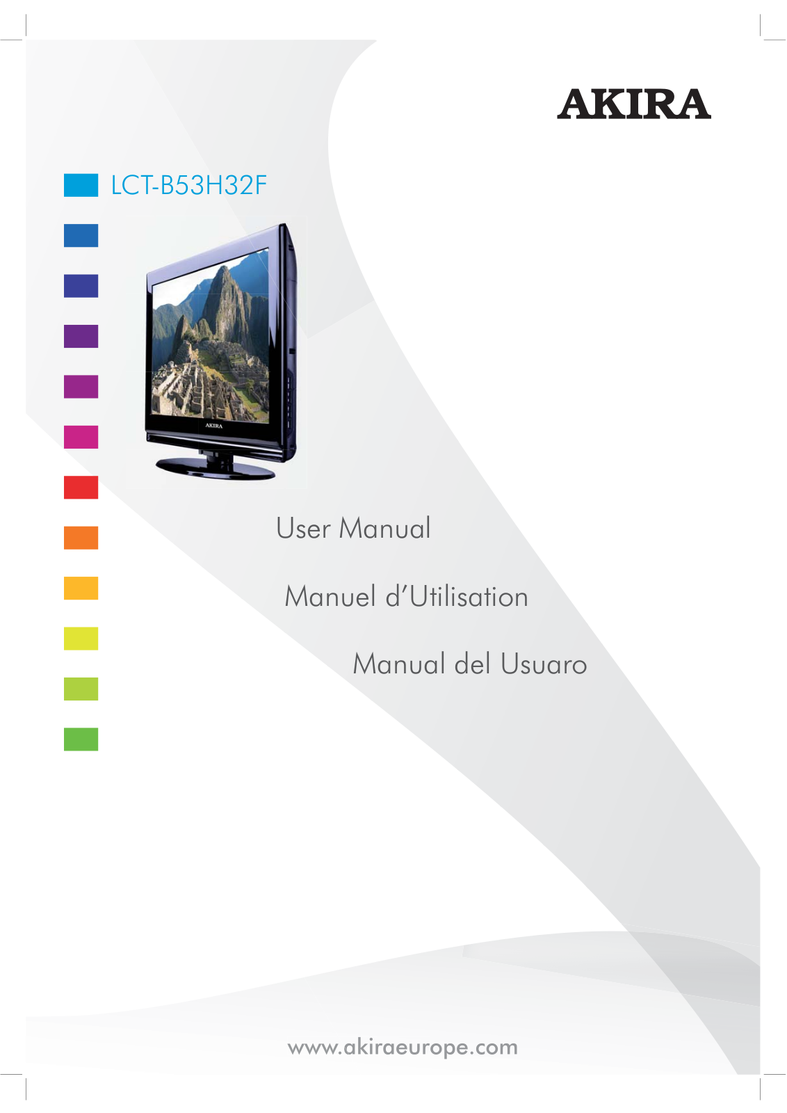 Akira LCT-B53H32F User Manual