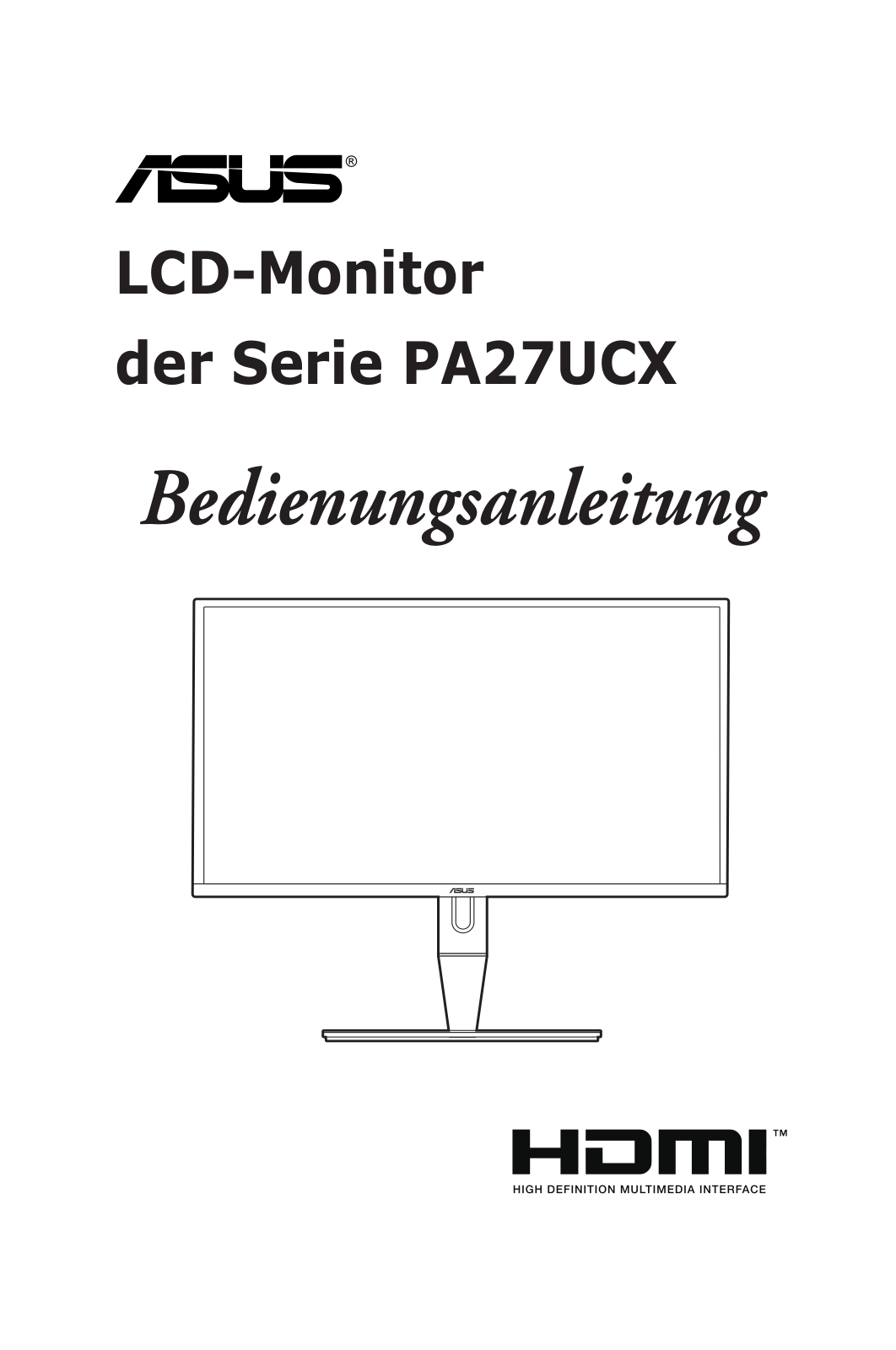 ASUS ProArt PA27UCX-K Service Manual