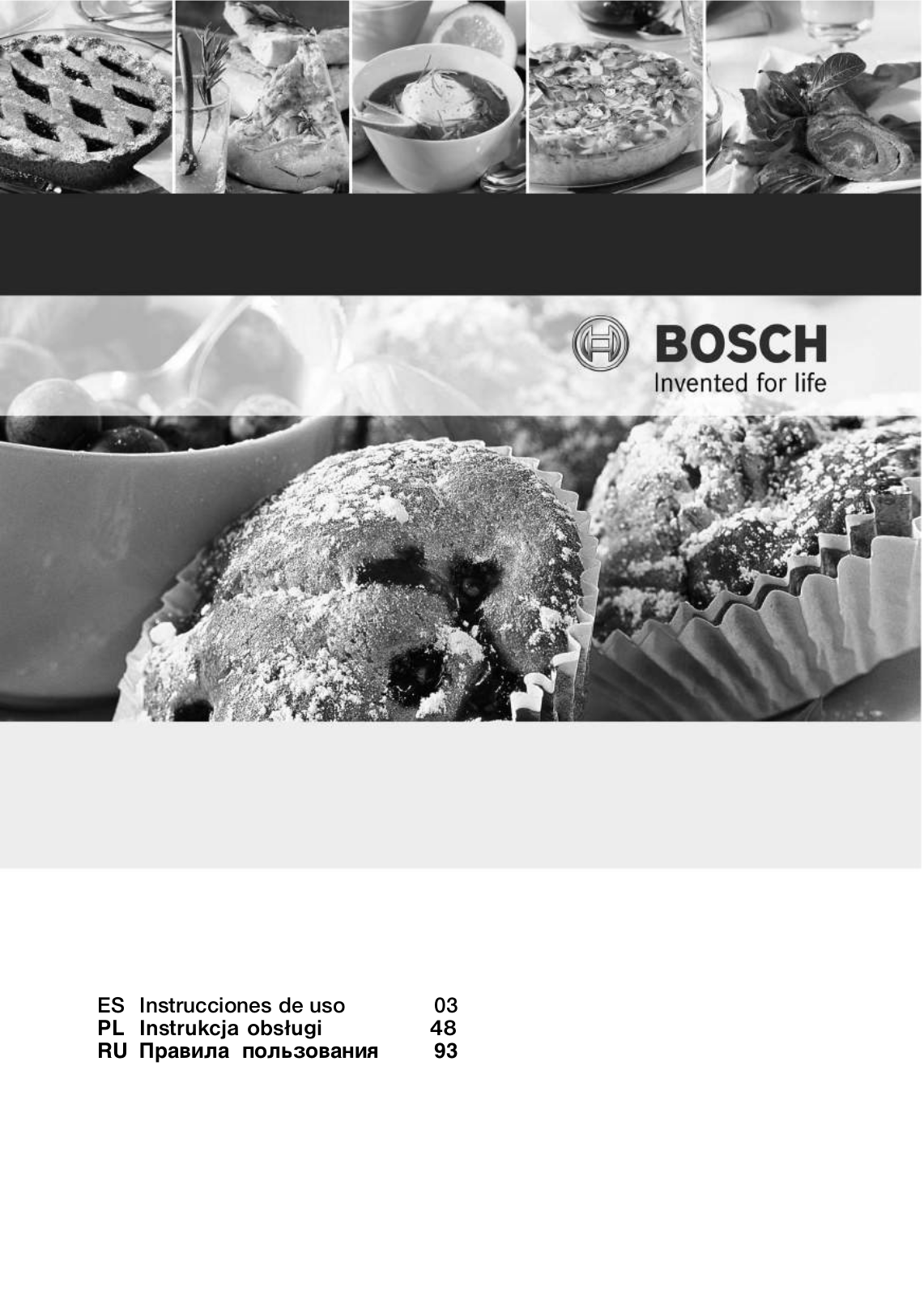 Bosch HBA42R420E User manual